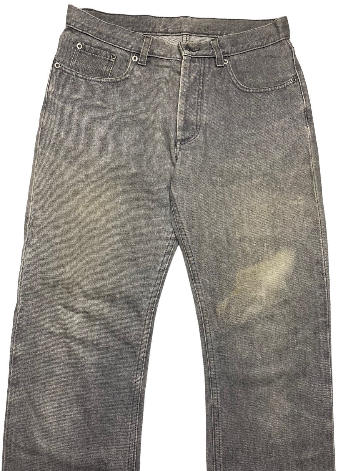 Helmut Lang 1990s Helmut Lang - Dirty Washed Denim Size US 29 - 3 Thumbnail
