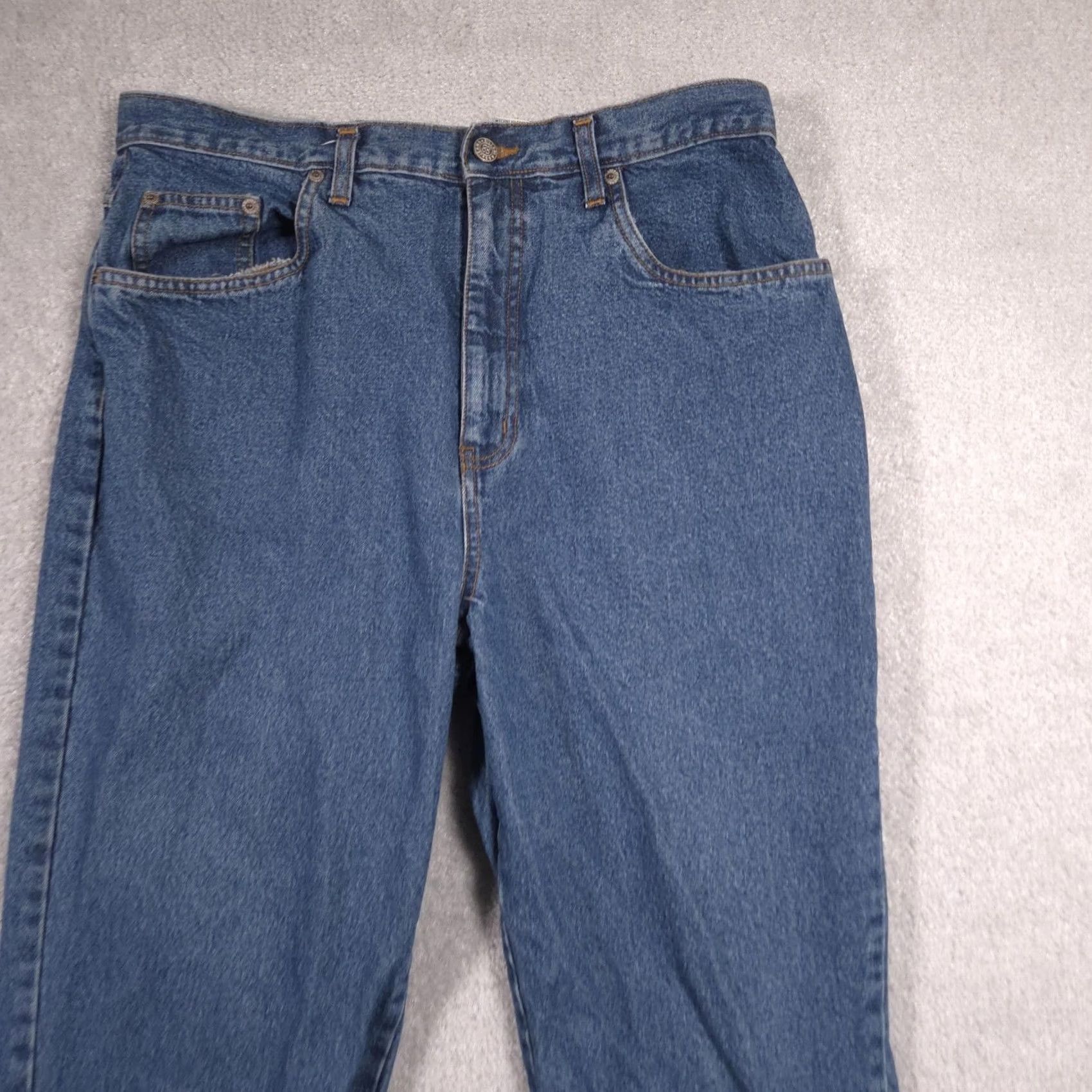 Bill Blass VINTAGE Bill Blass Jeans Womens 14 Blue High Rise Easy Fit Mom Tapered Denim 90s Size 36" / US 14 / IT 50 - 4 Thumbnail