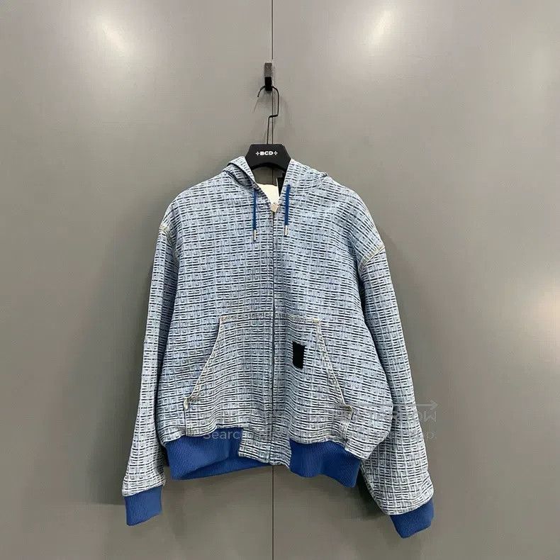 Givenchy Givenchy Washed Full Print Logo Hooded Jacket Size US S / EU 44-46 / 1 - 1 Thumbnail