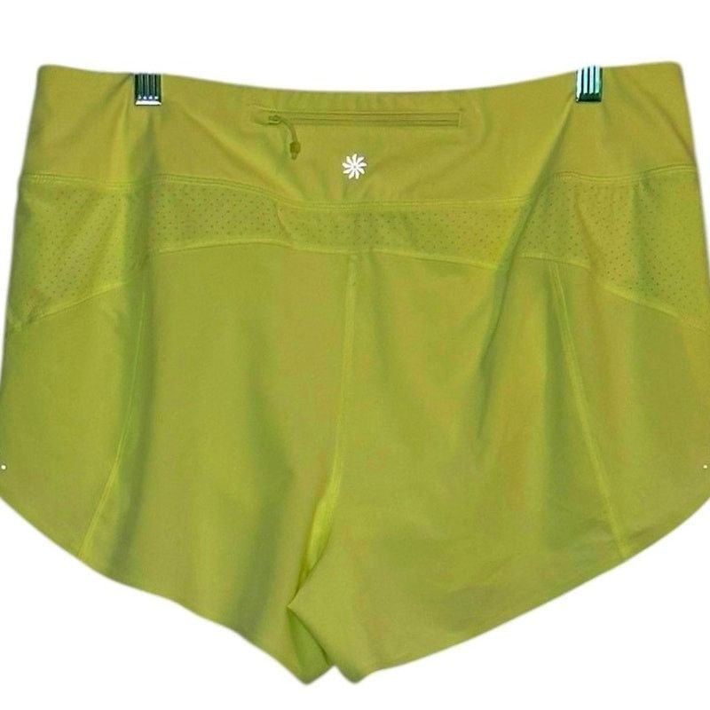 Athleta Athleta yellow pull on running duo shorts size Large Size 38" / US 16 / IT 52 - 6 Thumbnail