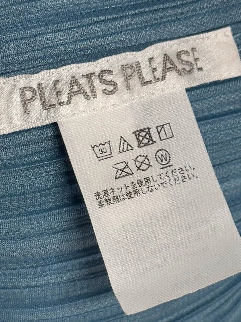 Issey Miyake Issey Miyake size:3 Blue pleated cardigan Size S / US 4 / IT 40 - 3 Thumbnail