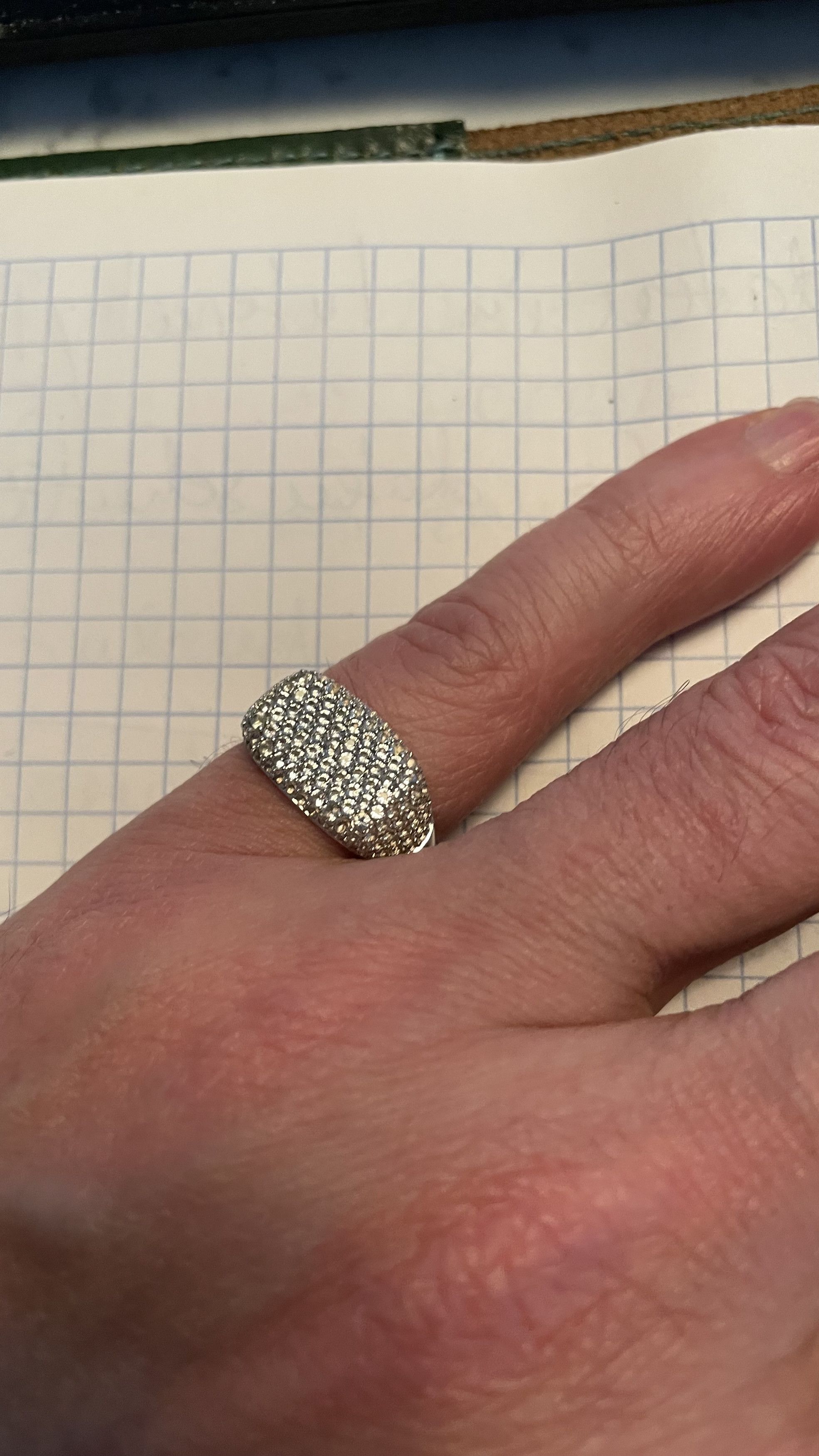 Tom Wood Tom Wood Michael sterling silver crystal signet ring size 54 Size ONE SIZE - 1 Thumbnail