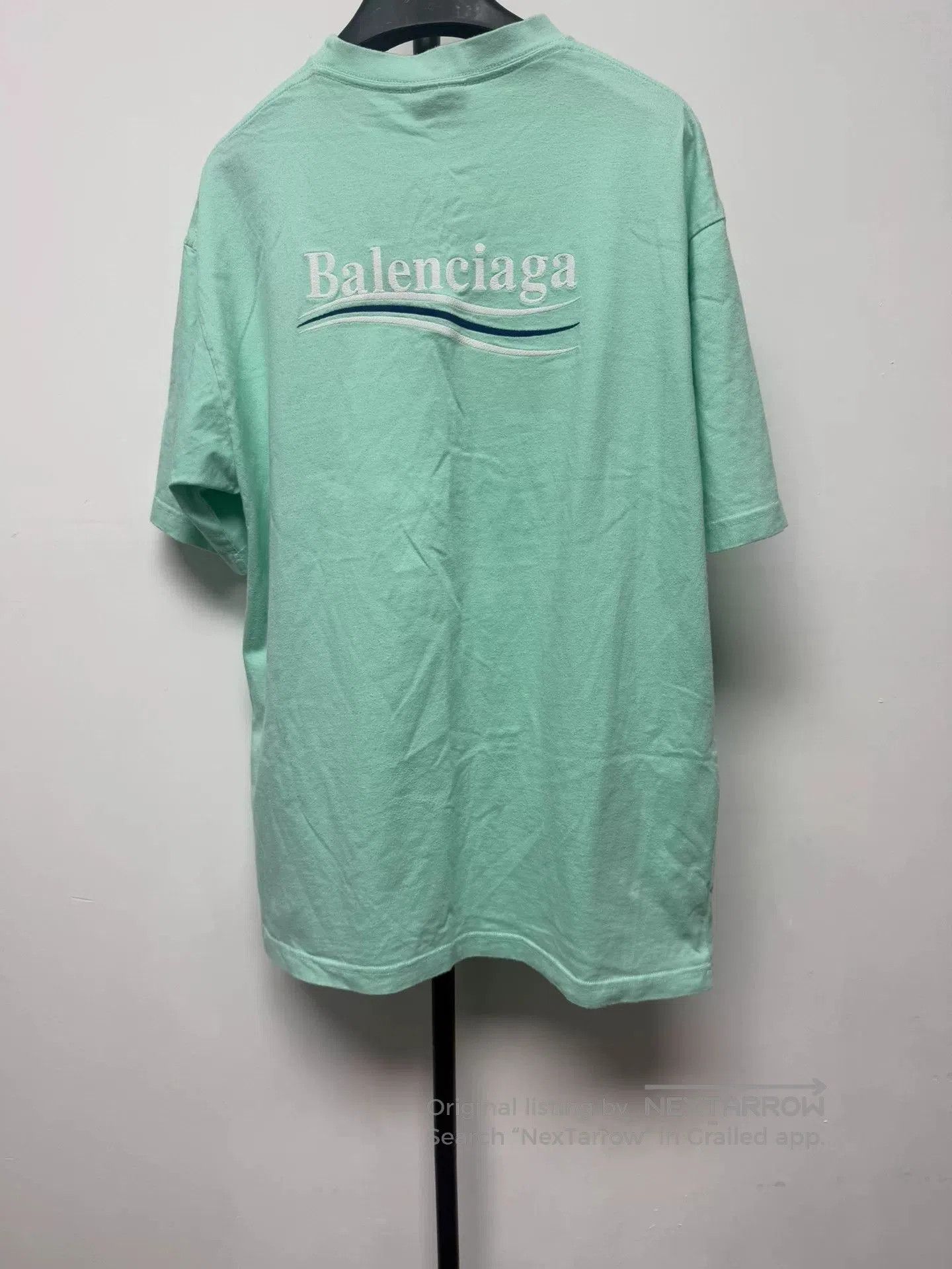 Balenciaga Balenciaga Logo Crewneck Oversized Short-Sleeve T-Shirt. Size XS / US 0-2 / IT 36-38 - 2 Thumbnail