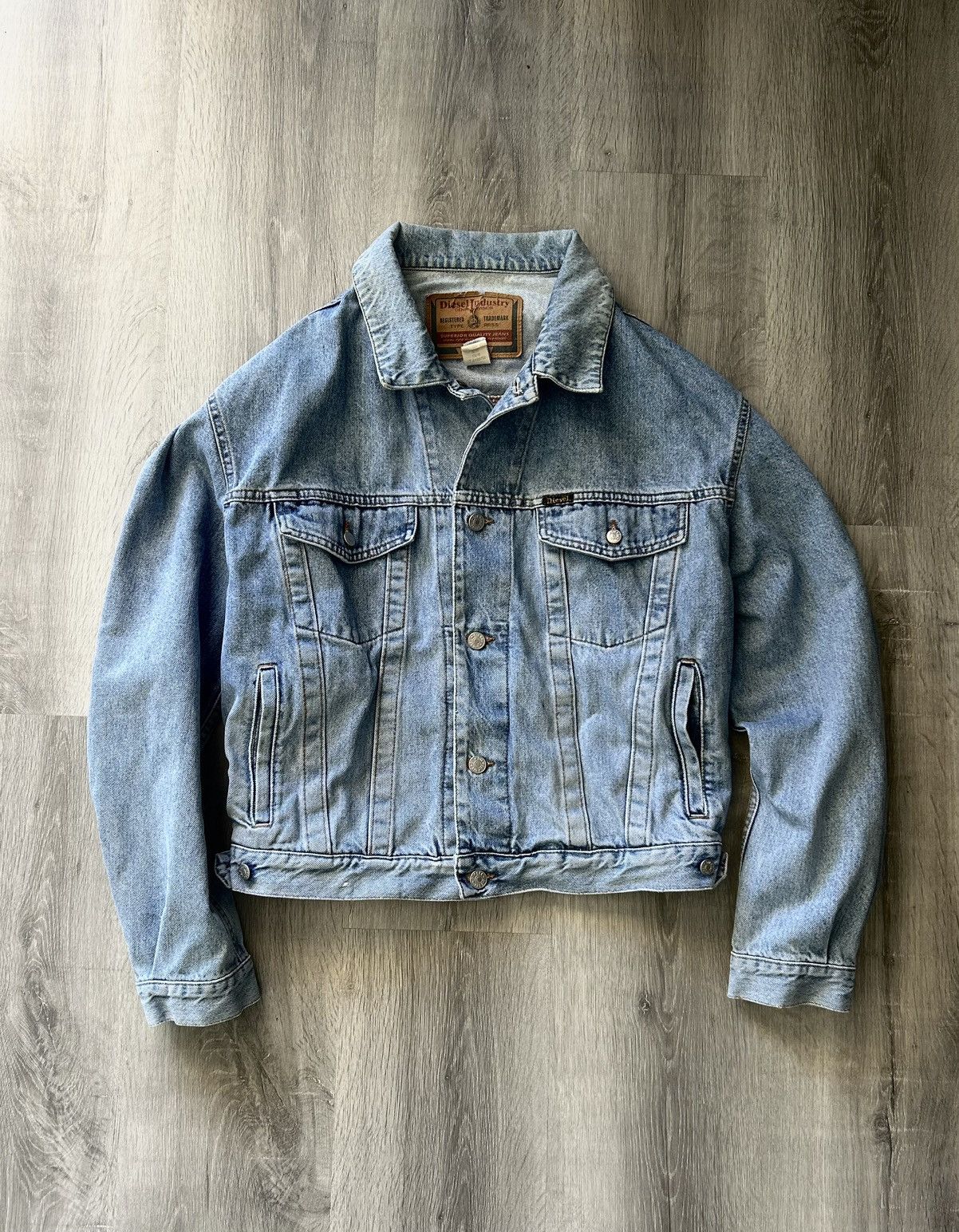 Diesel Vintage Diesel Denim Jacket – Star Series, Made in Italy Size US L / EU 52-54 / 3 - 1 Thumbnail