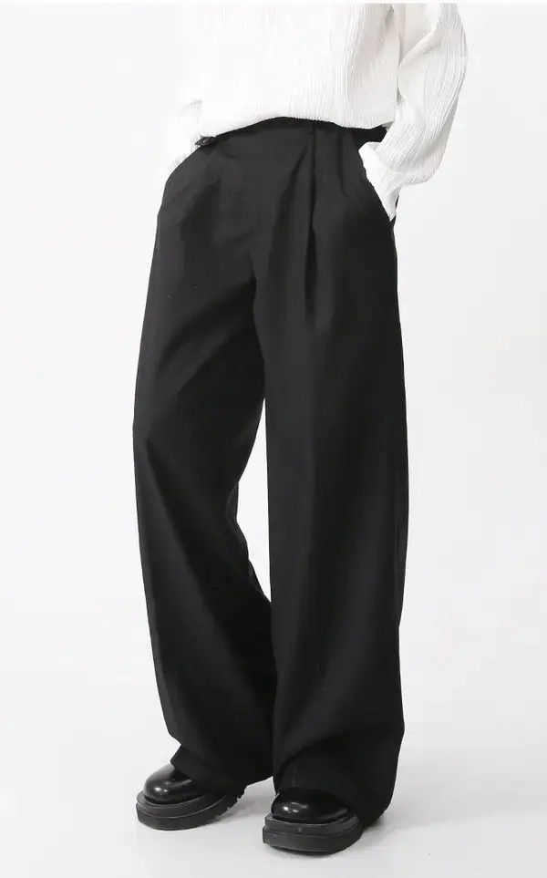 Jean Kokubu x Aoki Casual loose straight retro suit trousers Size US 32 / EU 48 - 6 Thumbnail