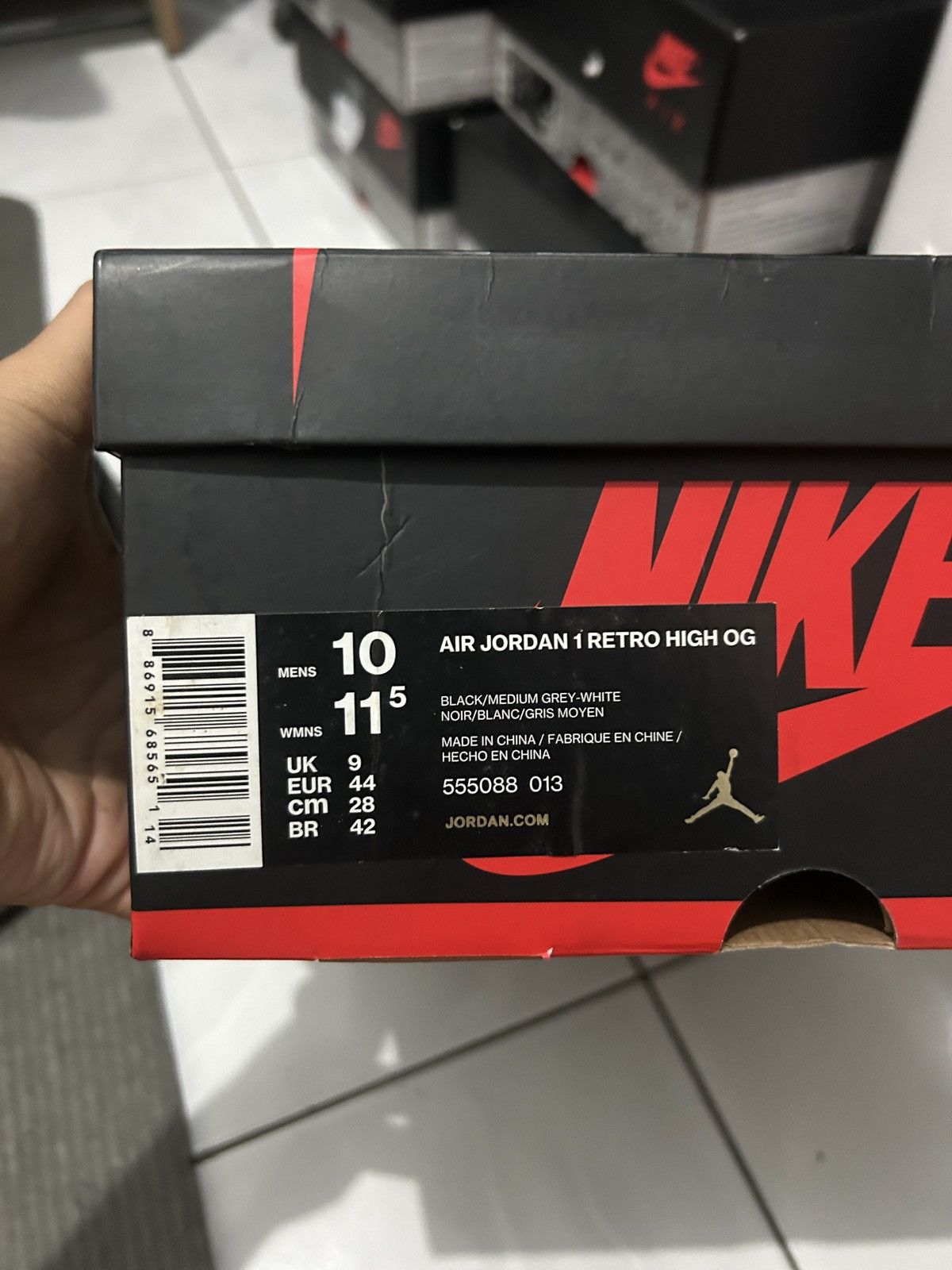 Jordan Brand nike air jordan 1 high shadow 2018 Size US 10 / EU 43 - 6 Thumbnail