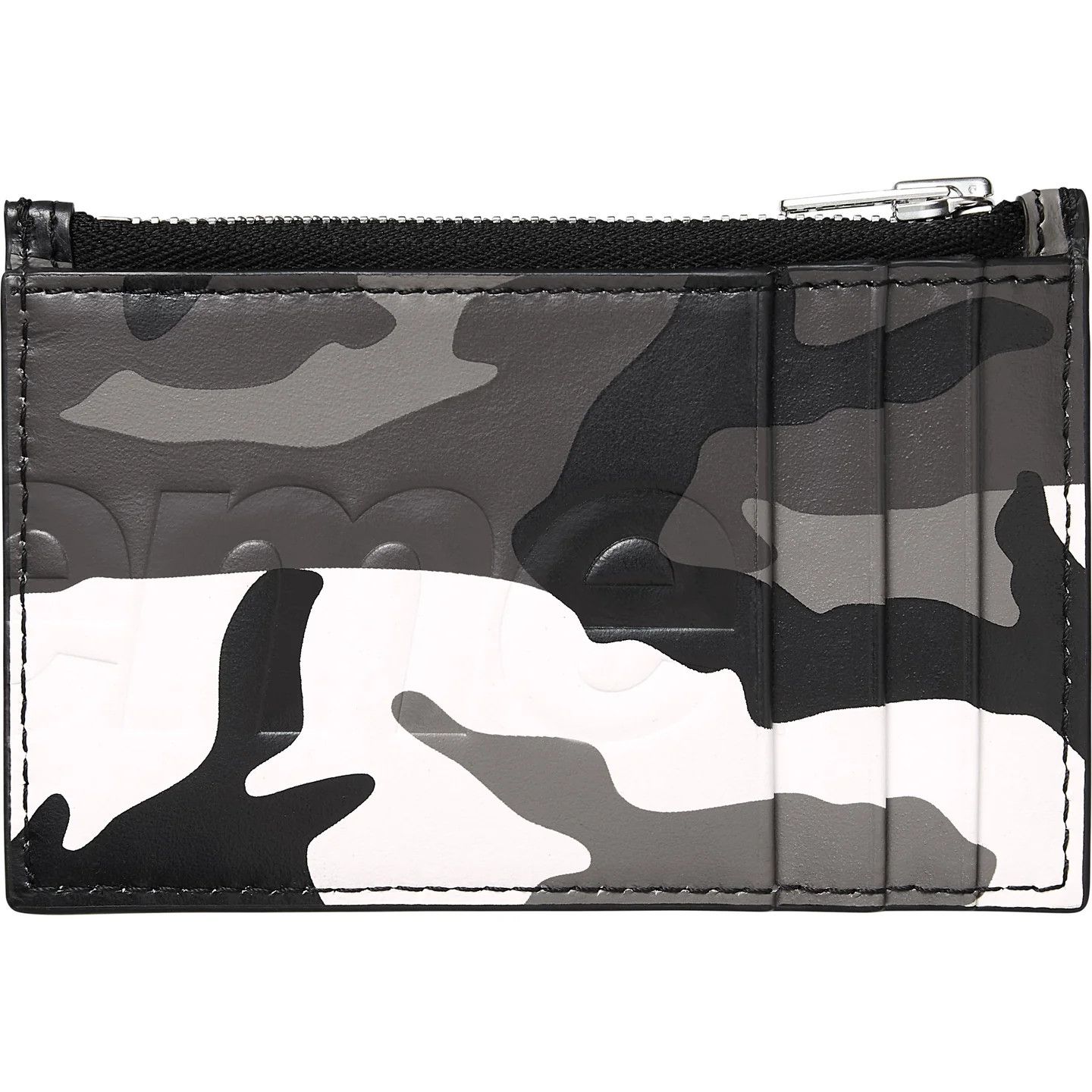 Supreme Supreme Leather Zip Card Holder Size ONE SIZE - 2 Thumbnail