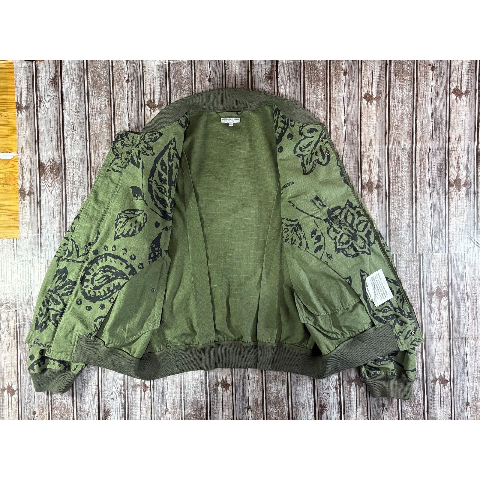 Engineered Garments Engineered Garments Floral Print Ripstop Aviator Jacket size Size US L / EU 52-54 / 3 - 8 Thumbnail