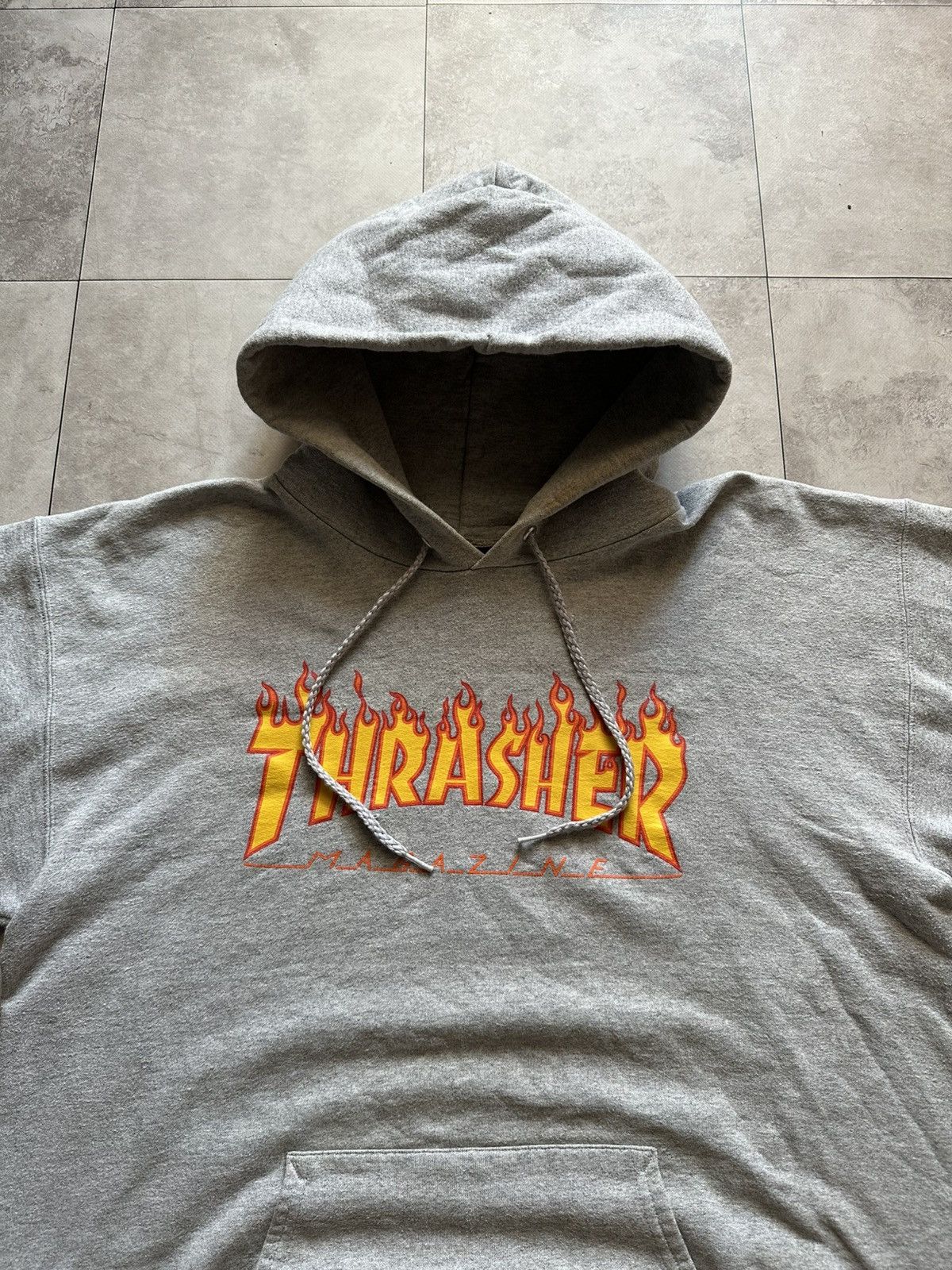 Thrasher Vintage Thrasher Magazine Flame Logo Graphic Print Hoodie M Size US M / EU 48-50 / 2 - 5 Thumbnail