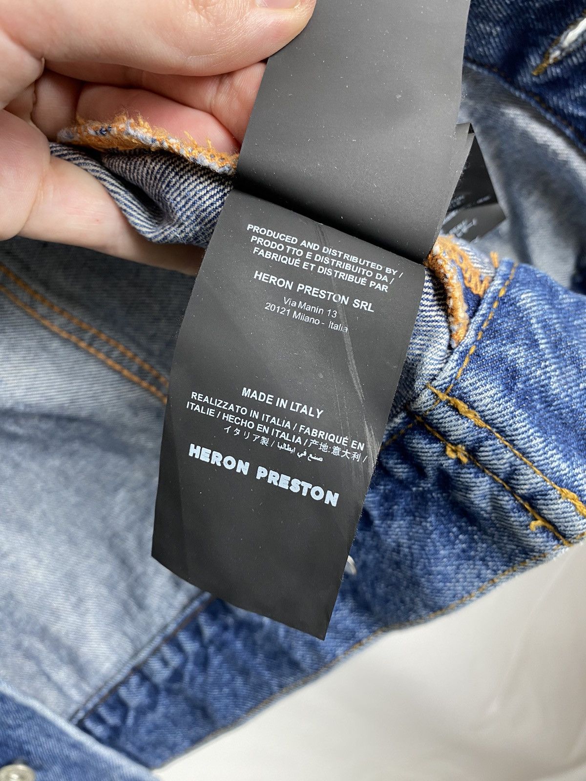 Heron Preston Heron Preston Denim Airbrush Heron Jacket Printed size S Size US S / EU 44-46 / 1 - 18 Thumbnail