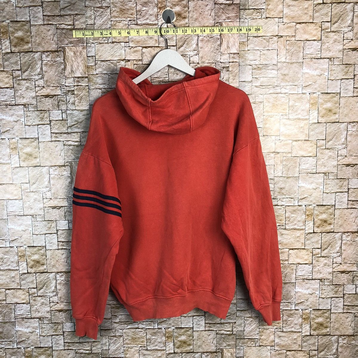 Adidas × Vintage Adidas Red Hoodie sweatshirt #A252 Size US M / EU 48-50 / 2 - 14 Thumbnail