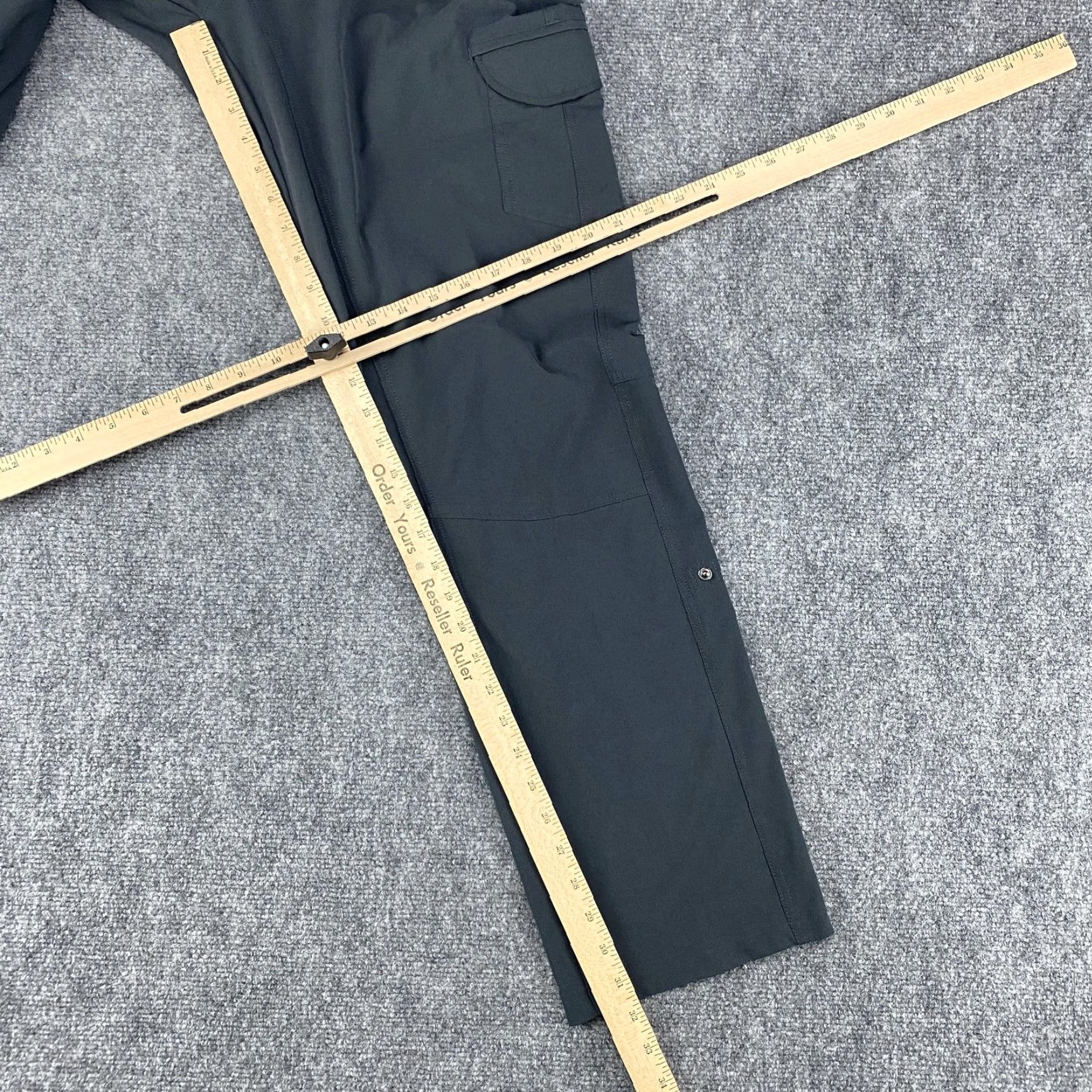 Vintage Kuhl Pants Womens 36x32 Gray Cargo Hiking Outdoor Adjustable Waist Stretch Size 24" / US 00 / IT 34 - 7 Thumbnail