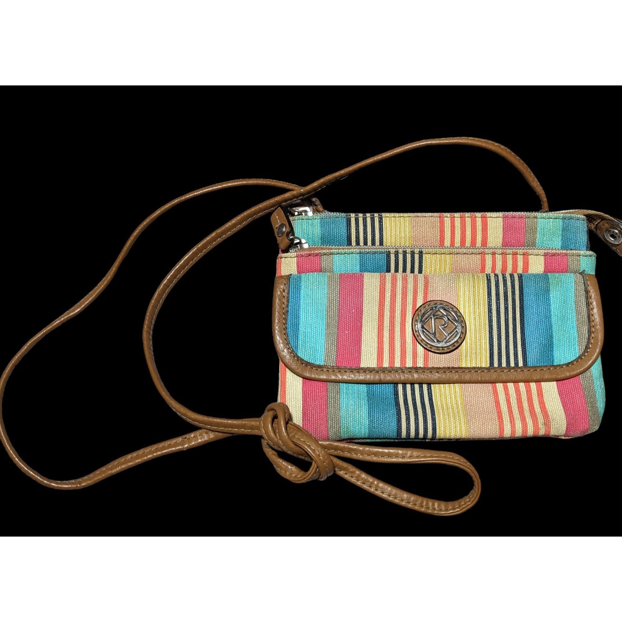 Relic Relic Retro Rainbow Striped Crossbody Bag Size ONE SIZE - 1 Thumbnail