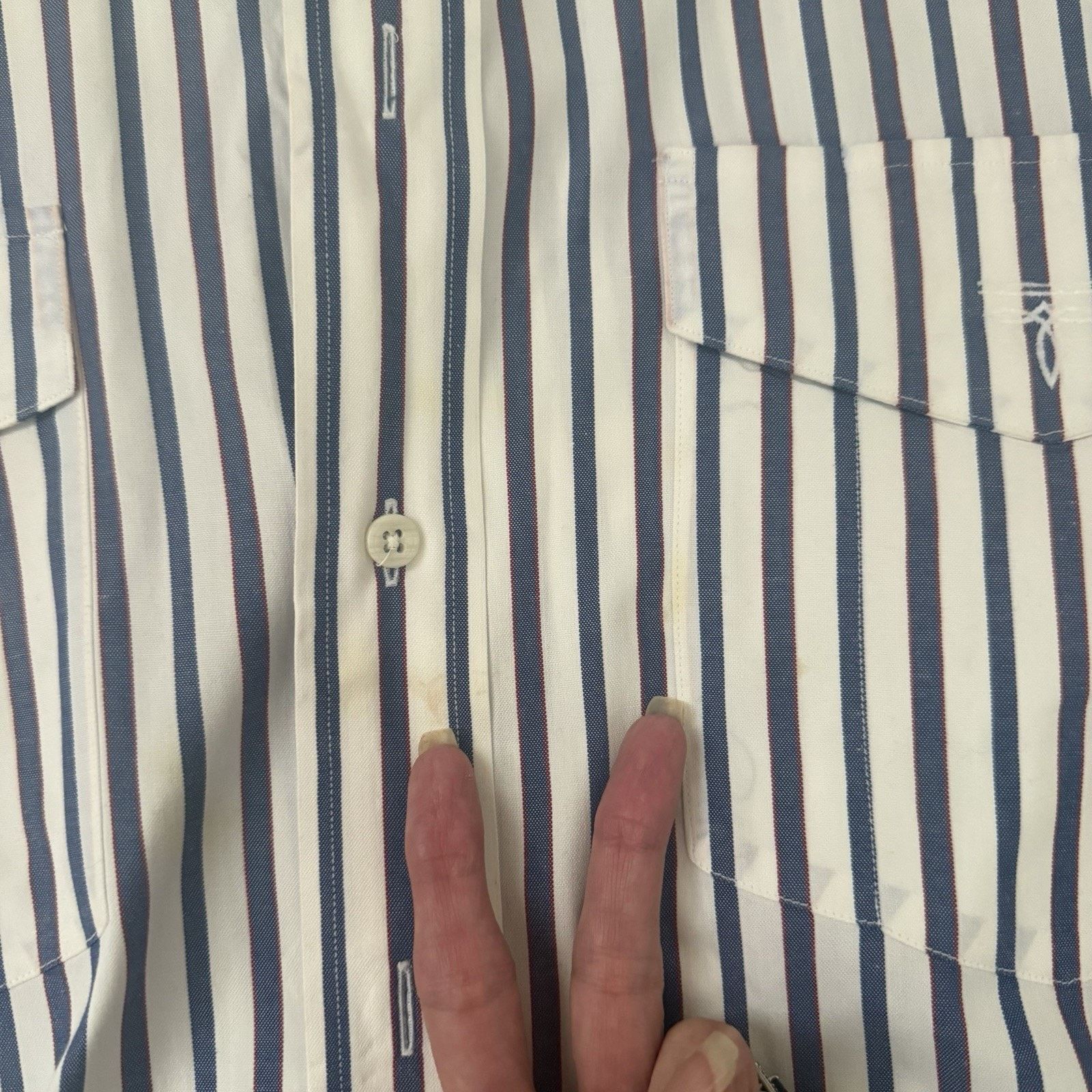 Lucchese Lucchese Shirt Striped 1883 Button Down Western USA Size US XL / EU 56 / 4 - 8 Thumbnail