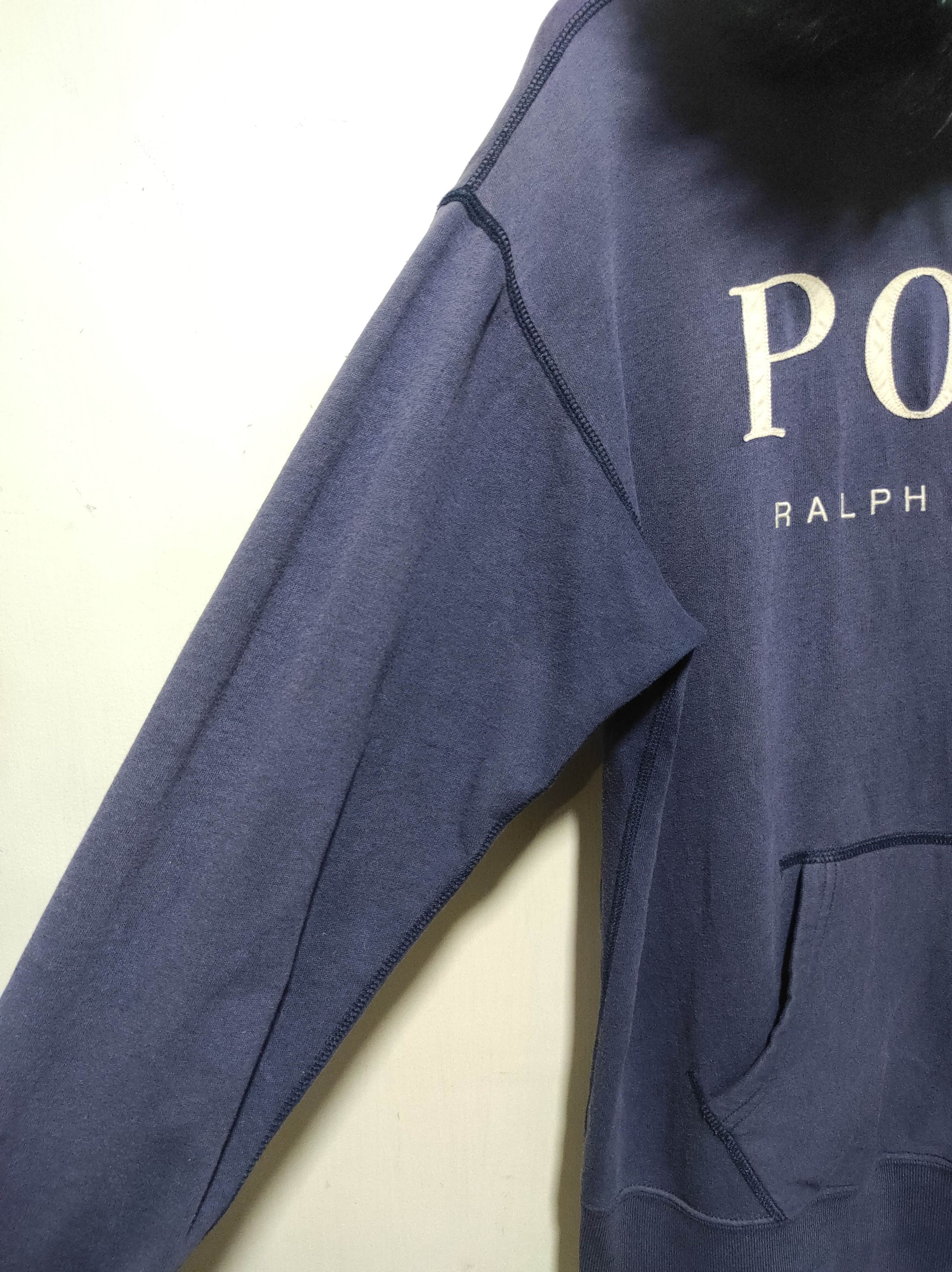 If Six Was Nine Polo Ralph Lauren navy faded Fur Hoodie Lgb Style Size US M / EU 48-50 / 2 - 5 Thumbnail