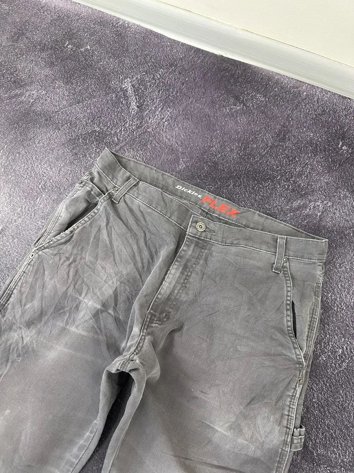 Dickies × Vintage Vintage Dickies Faded Gray American Hype Work Pants Jeans Size US 32 / EU 48 - 11 Thumbnail
