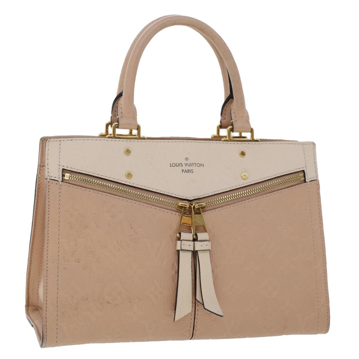 Louis Vuitton LOUIS VUITTON Monogram Empreinte Three PM Bag Beige Rose