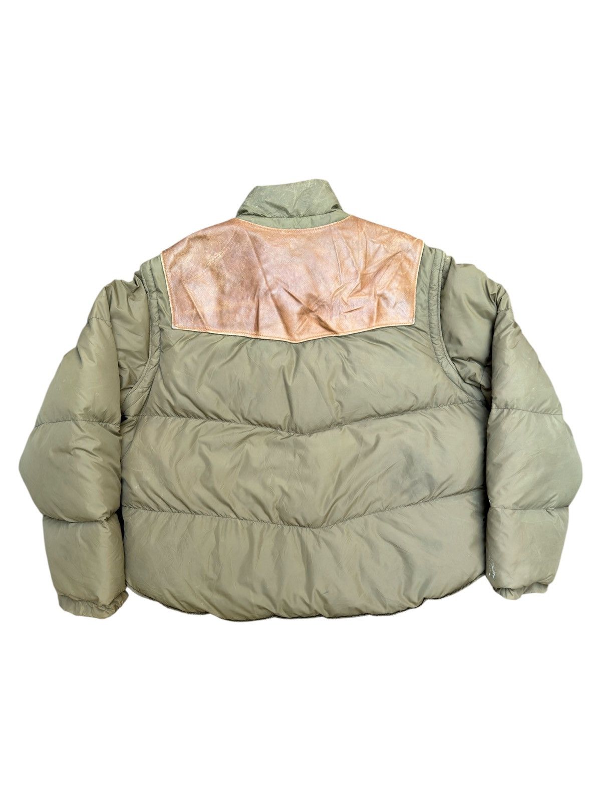 Schott VERY RARE VINTAGE JACKET VEST LEATHER DOWN BT SCHOTT GOOSE Size US L / EU 52-54 / 3 - 2 Thumbnail
