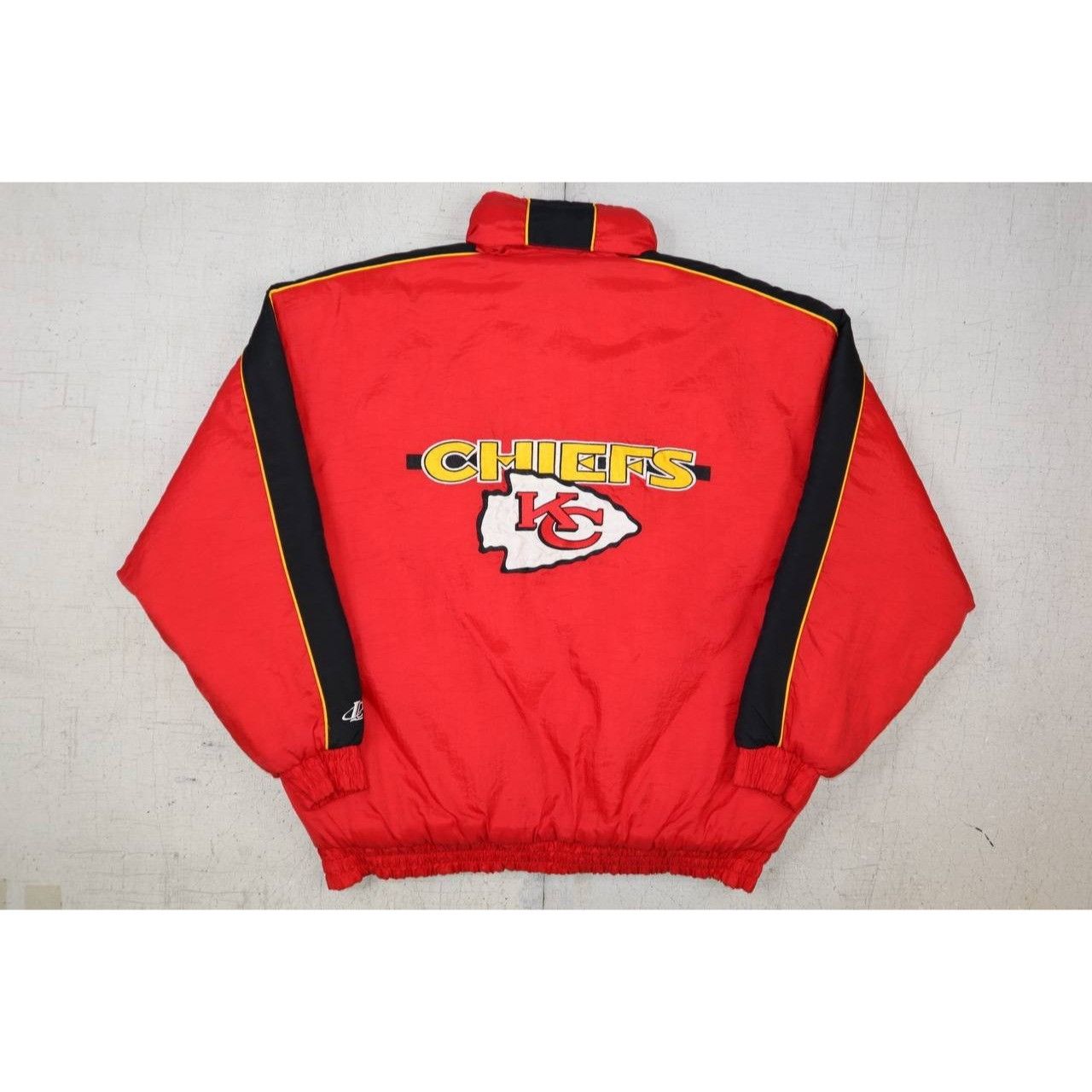 Logo Athletic Vintage 90s Kansas City Chiefs Bomber Jacket - Logo Athletic Size US XL / EU 56 / 4 - 6 Thumbnail