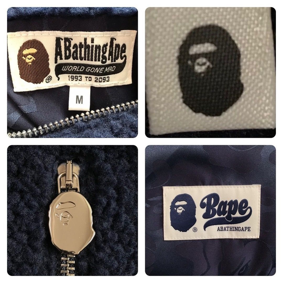 Bape 🔥Reversible🔥 BAPE CAMO Boa Fleece Jacket a bathing ape Size US M / EU 48-50 / 2 - 9 Thumbnail