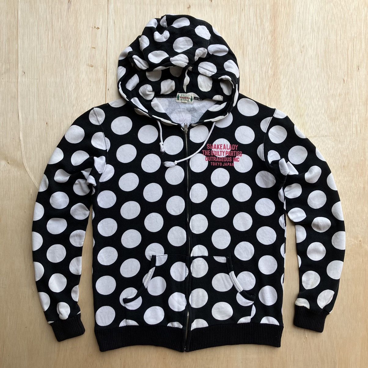 Japanese Brand × Wacko Maria WACKO MARIA ZIP UP HOODIE POLKADOT Size M / US 6-8 / IT 42-44 - 1 Thumbnail