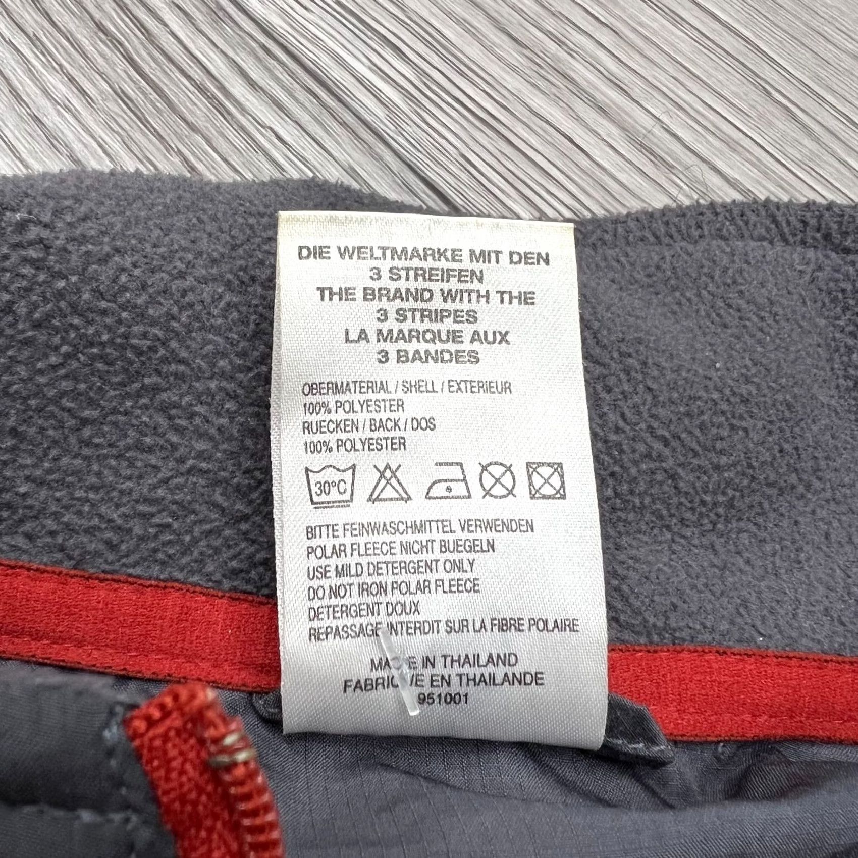 Adidas Vintage Adidas Fleece Anorak Jacket Sweatshirt Men's Size L Gray Size US L / EU 52-54 / 3 - 7 Thumbnail