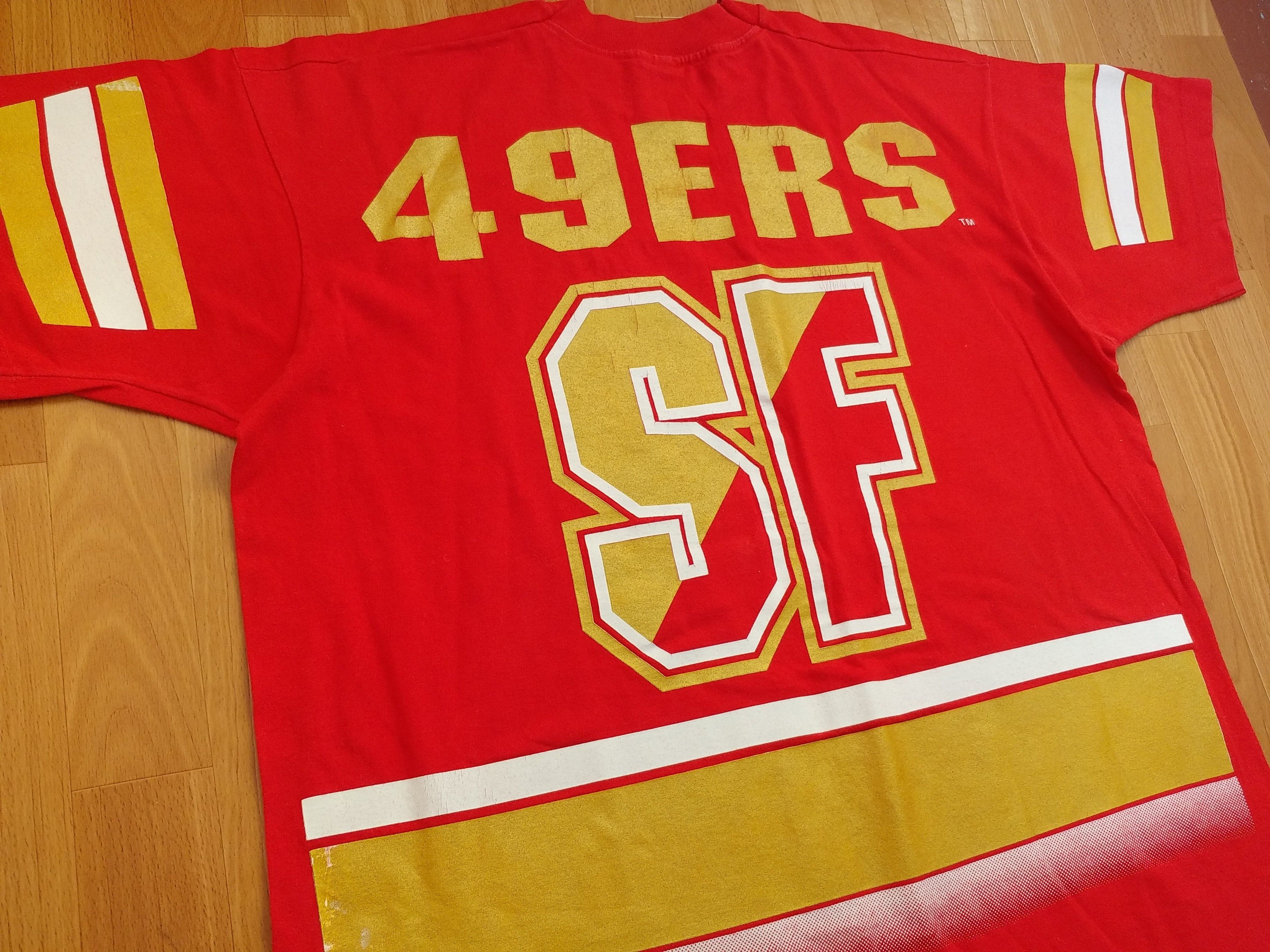 NFL × Vintage NFL San Francisco 49ers t-shirt, 1994 jersey, vintage XL Size US XL / EU 56 / 4 - 14 Thumbnail
