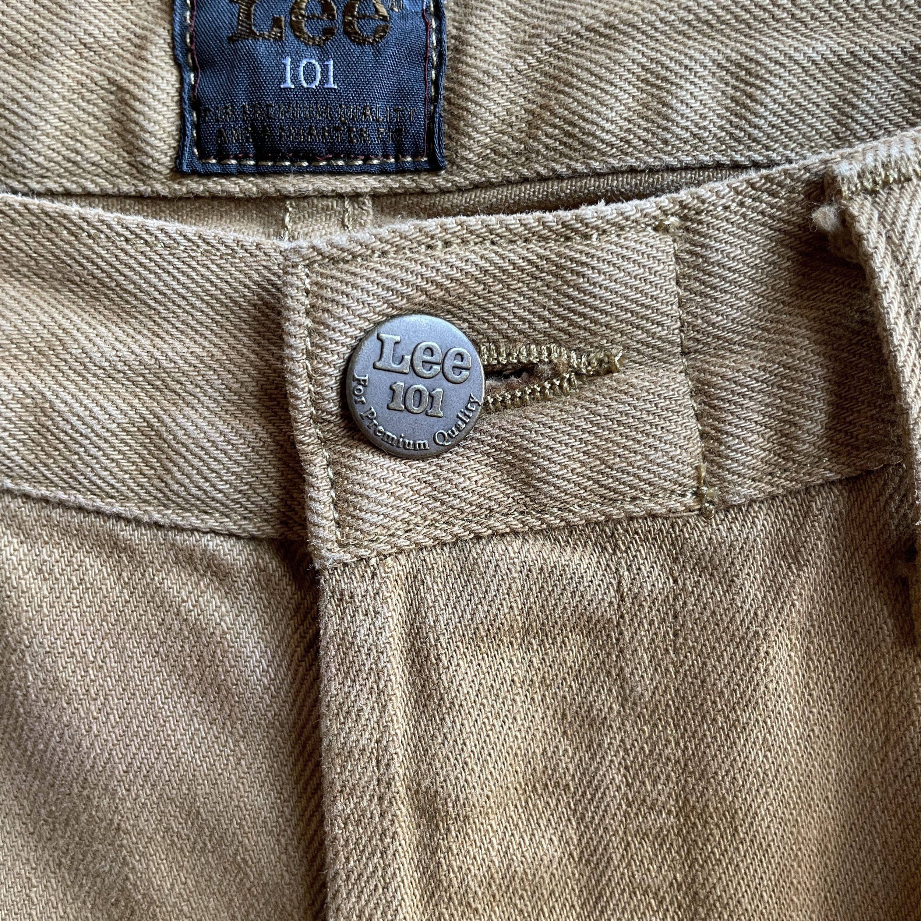 Lee Lee 101 Slim Brown Selvedge Denim Size 30x34 Size US 30 / EU 46 - 12 Thumbnail