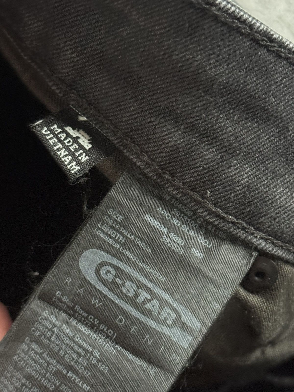 G-Star G star raw 33/32 ARC 3D Slim COJ denim pants trousers jeans Size US 33 - 10 Thumbnail