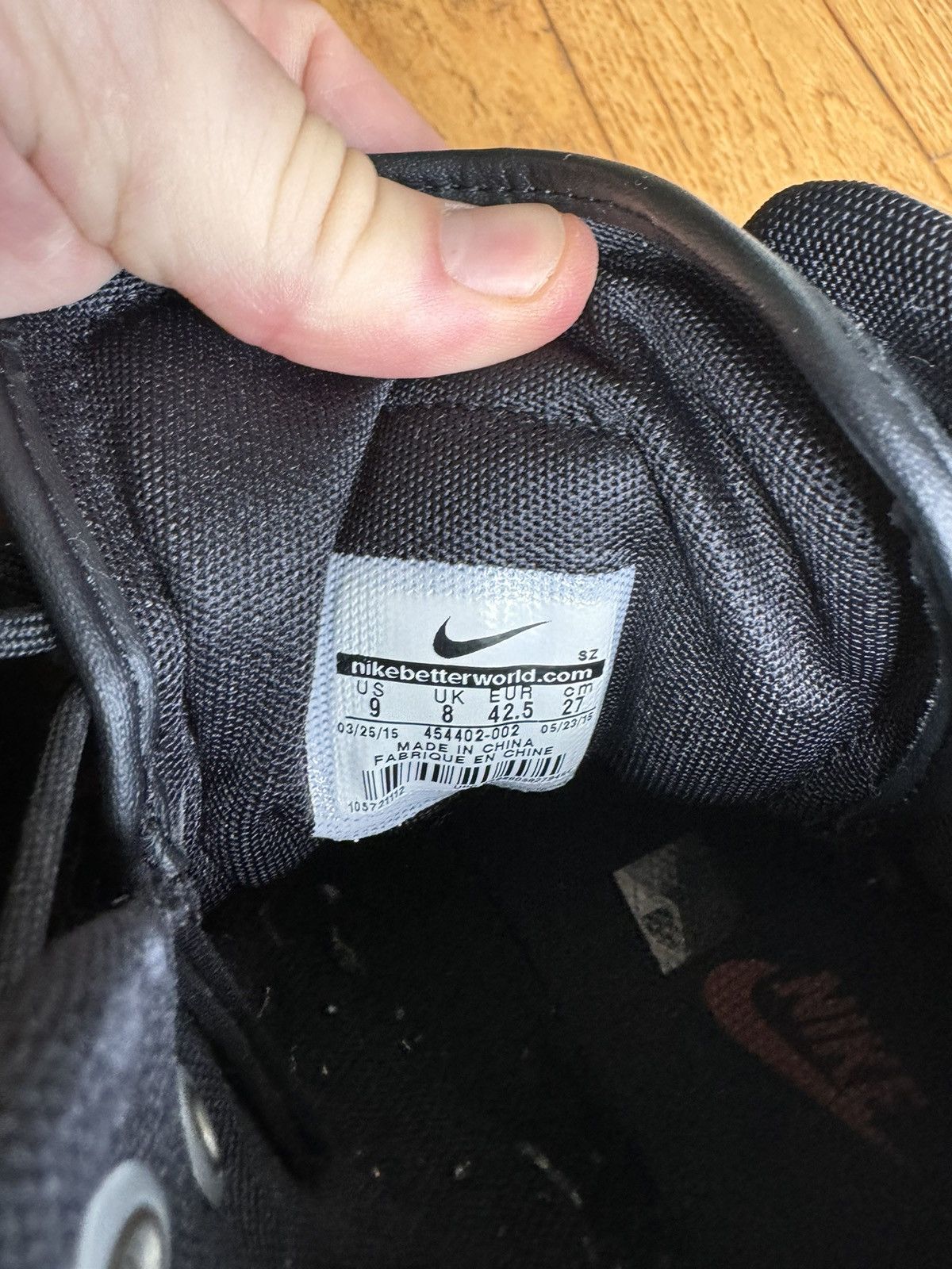 Nike Nike Air Nevist-6 'Black' Size US 9 / EU 42 - 4 Thumbnail