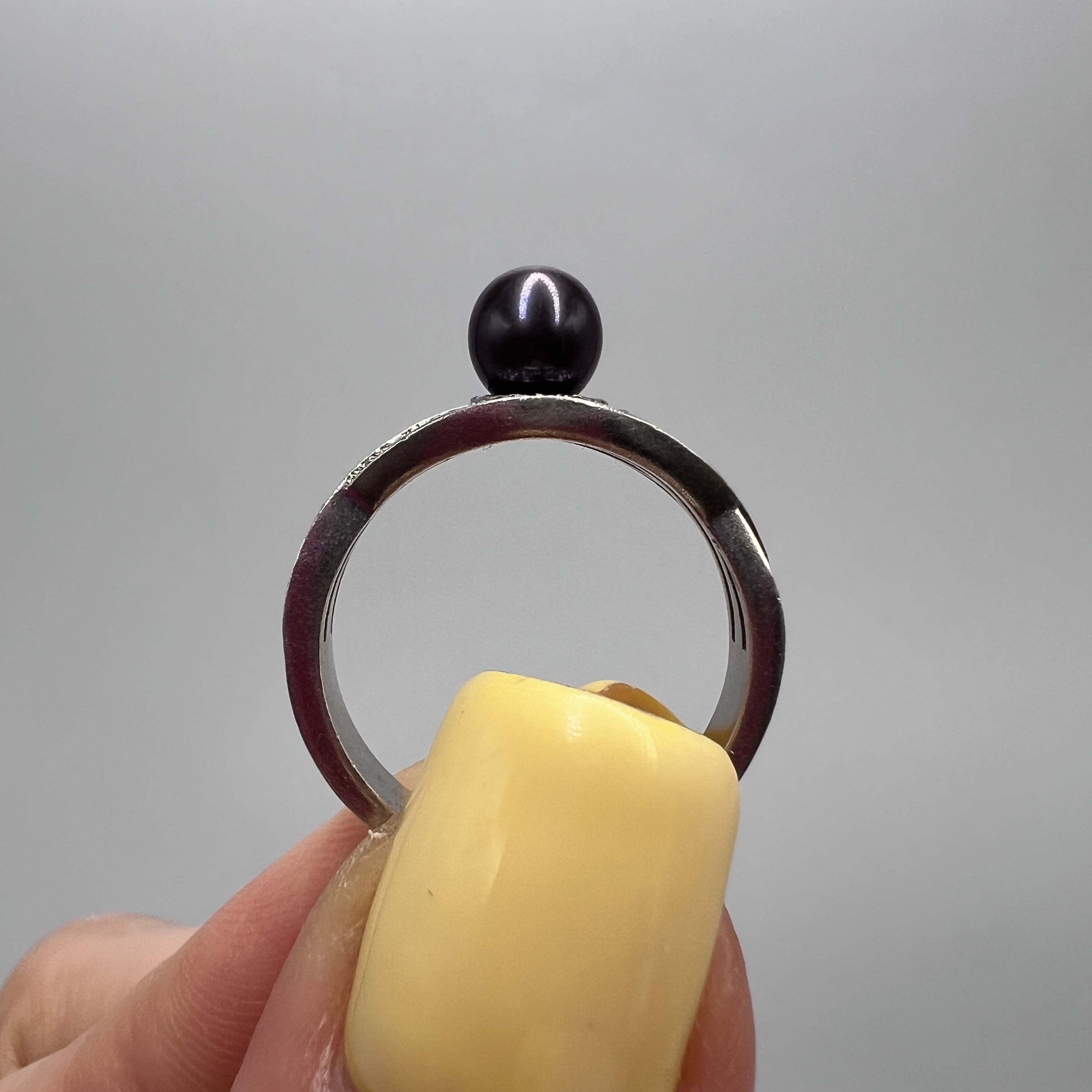 Sterling Silver Vintage USSR Ring Sterling Silver 925 Stone Jewelry 7US Size ONE SIZE - 2 Thumbnail