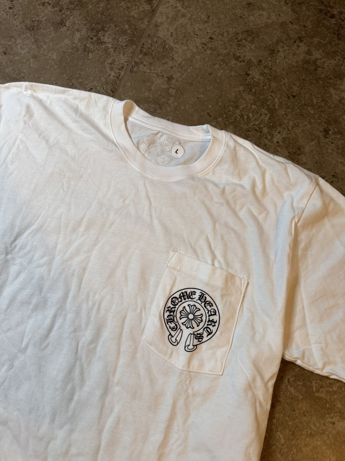 Chrome Hearts Chrome Hearts Horseshoe Miami T-shirt White Size US L / EU 52-54 / 3 - 3 Thumbnail