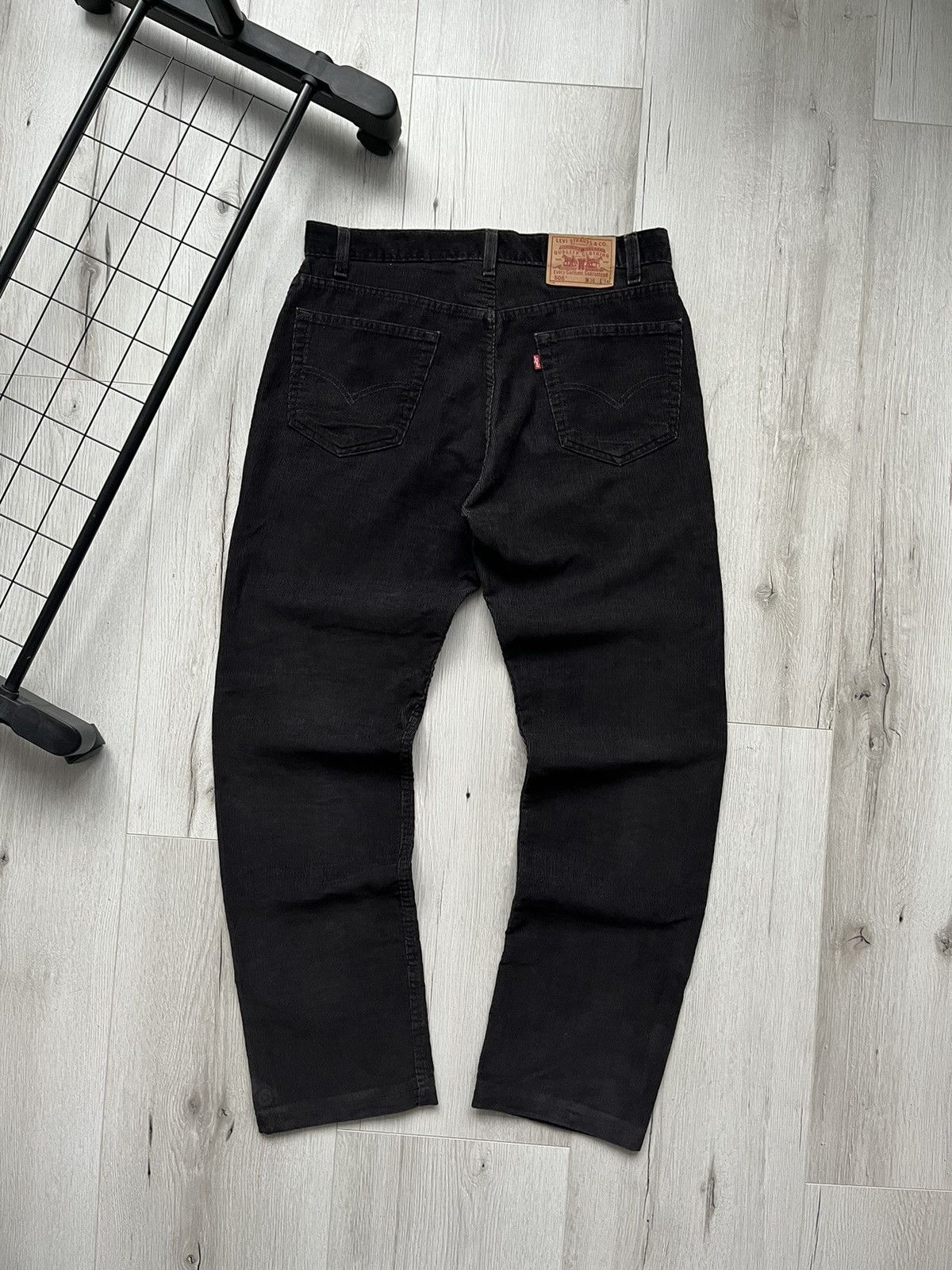 Levi's × Vintage Vintage 90s Levis 505 Corduroy Regular Straight 36x34 Pants Size US 34 / EU 50 - 2 Thumbnail