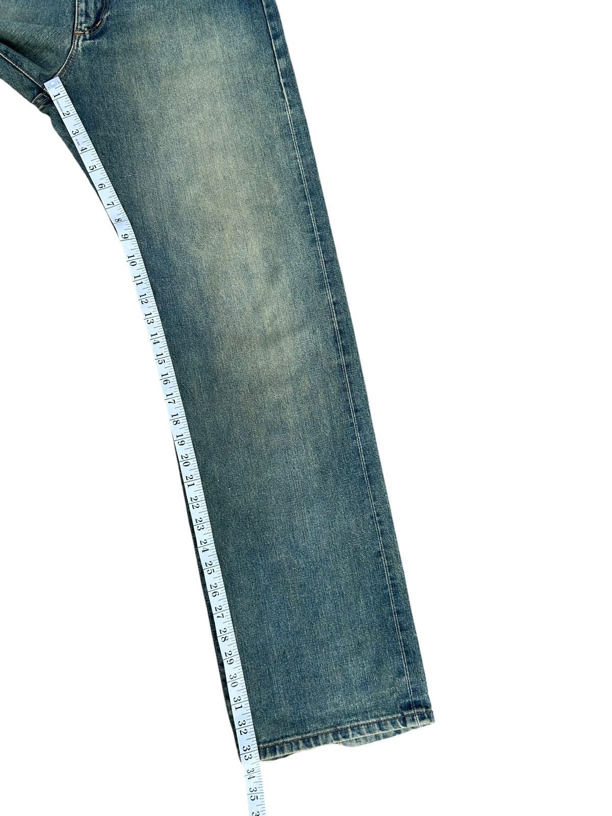 Kapital Vintage Buckle Back Wrangler Blue Bell Distressed Denim Jean Size US 30 / EU 46 - 19 Thumbnail
