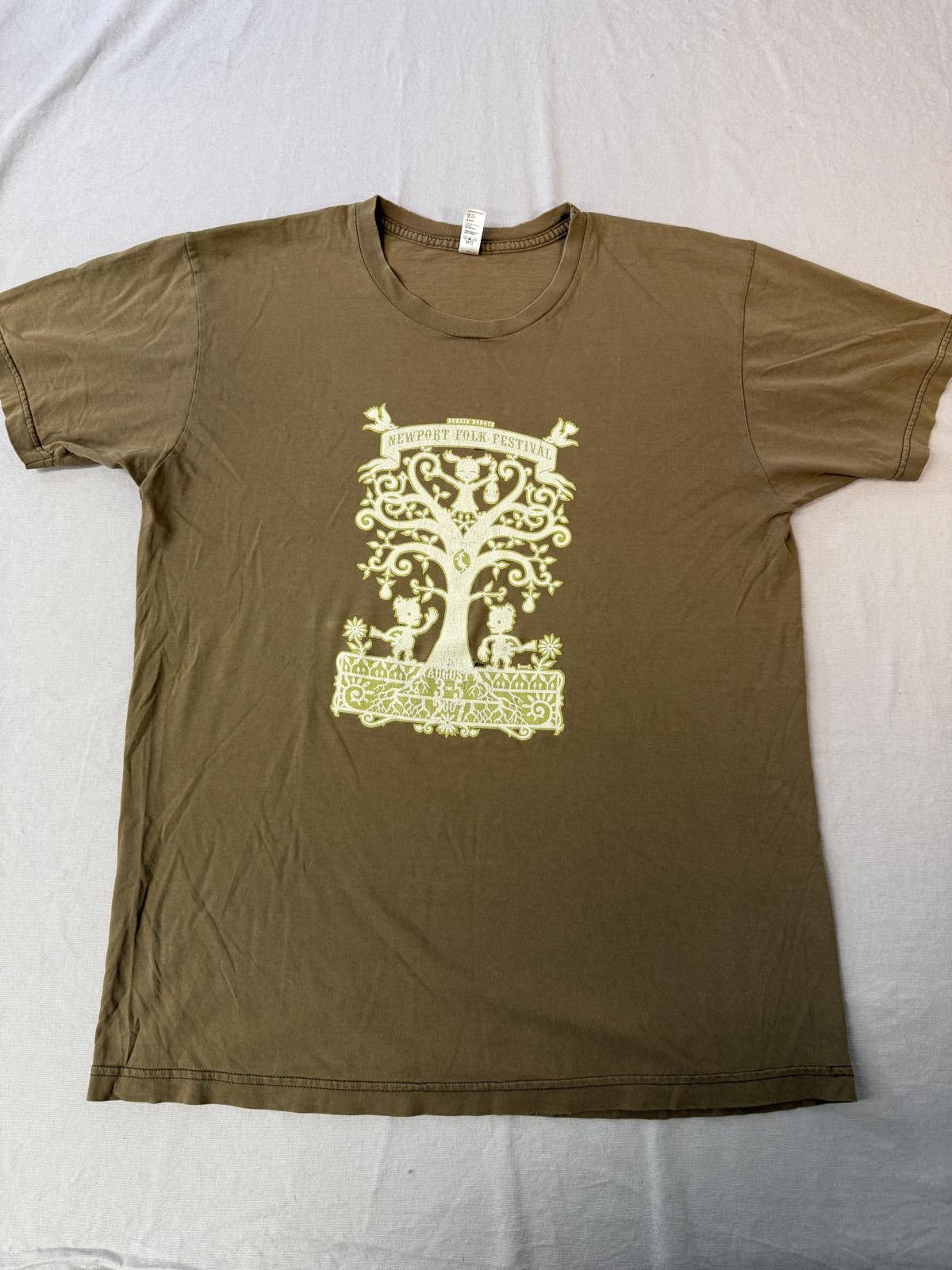 American Apparel The Newport Folk Festival T-shirt 2007 Art Tee - L Size US L / EU 52-54 / 3 - 1 Thumbnail