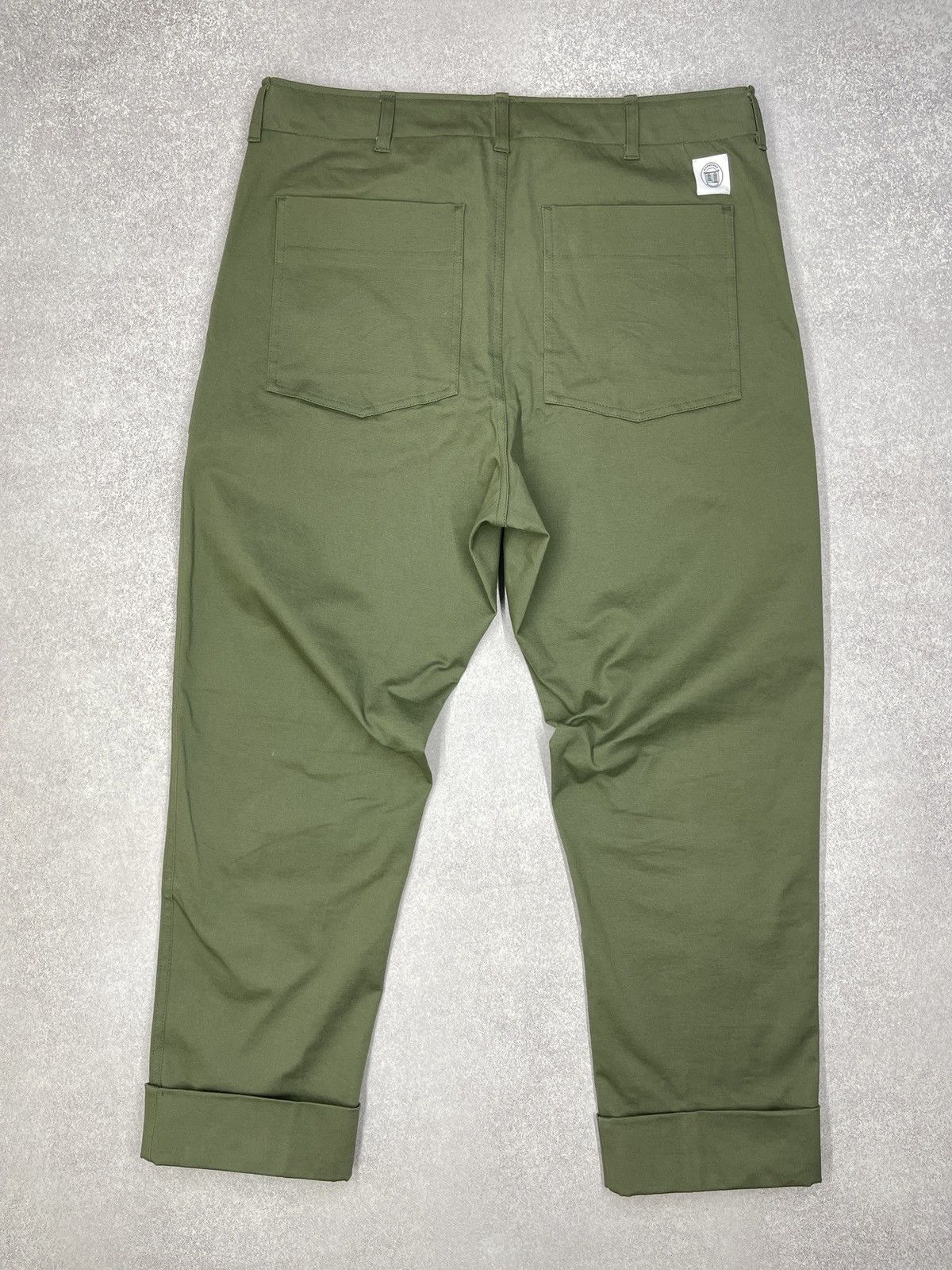 Mens Nanushka Cotton Pants Khaki Size 33 Designer