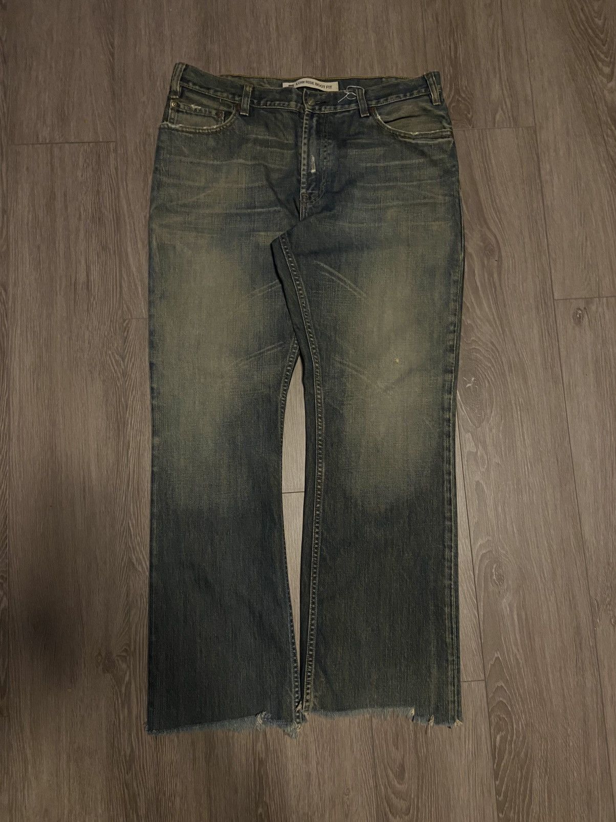 Gap Vintage Dark Wash Flare Gap Jeans Size US 36 / EU 52 - 1 Thumbnail