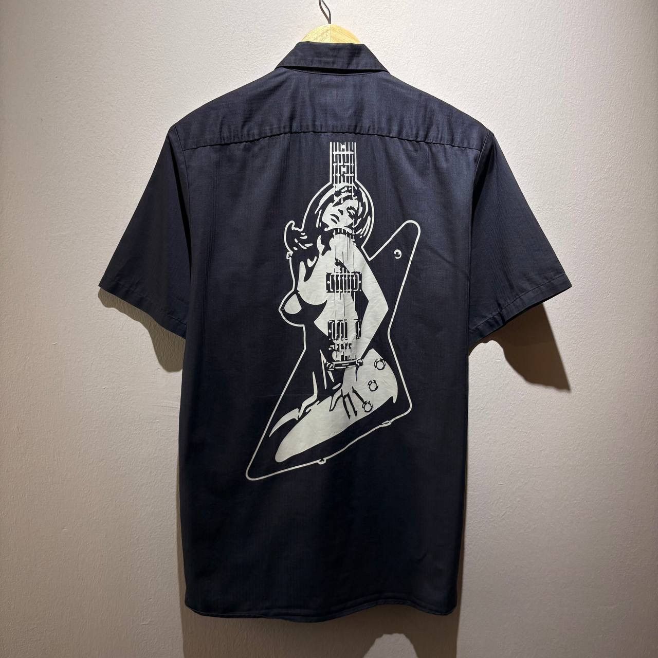 Hysteric Glamour Hysteric Glamour Sexy Guitar Girl Dark Blue Work Shirt Size US L / EU 52-54 / 3 - 1 Thumbnail
