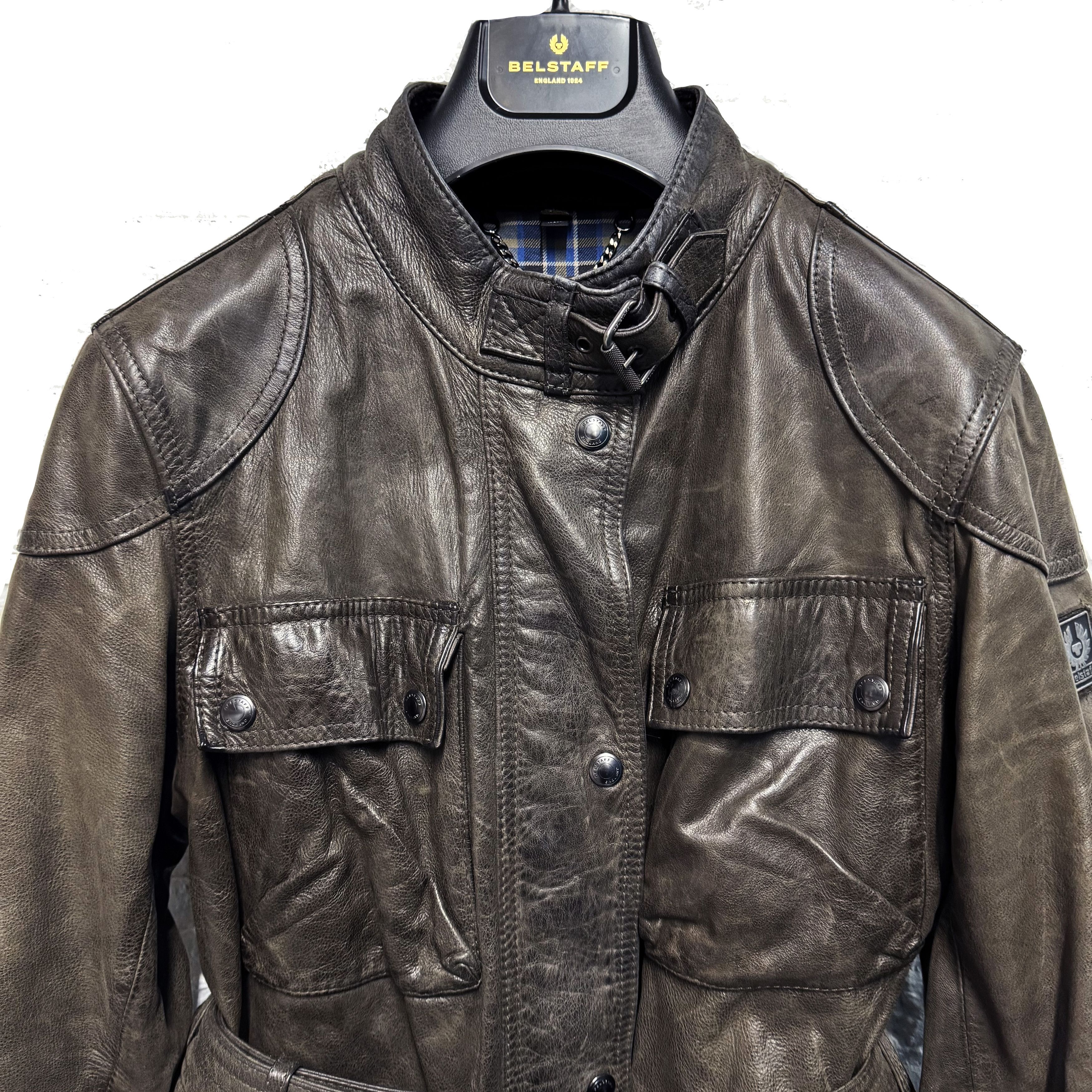 $1195 BELSTAFF Ladies Leather Trailmaster Panther Jacket