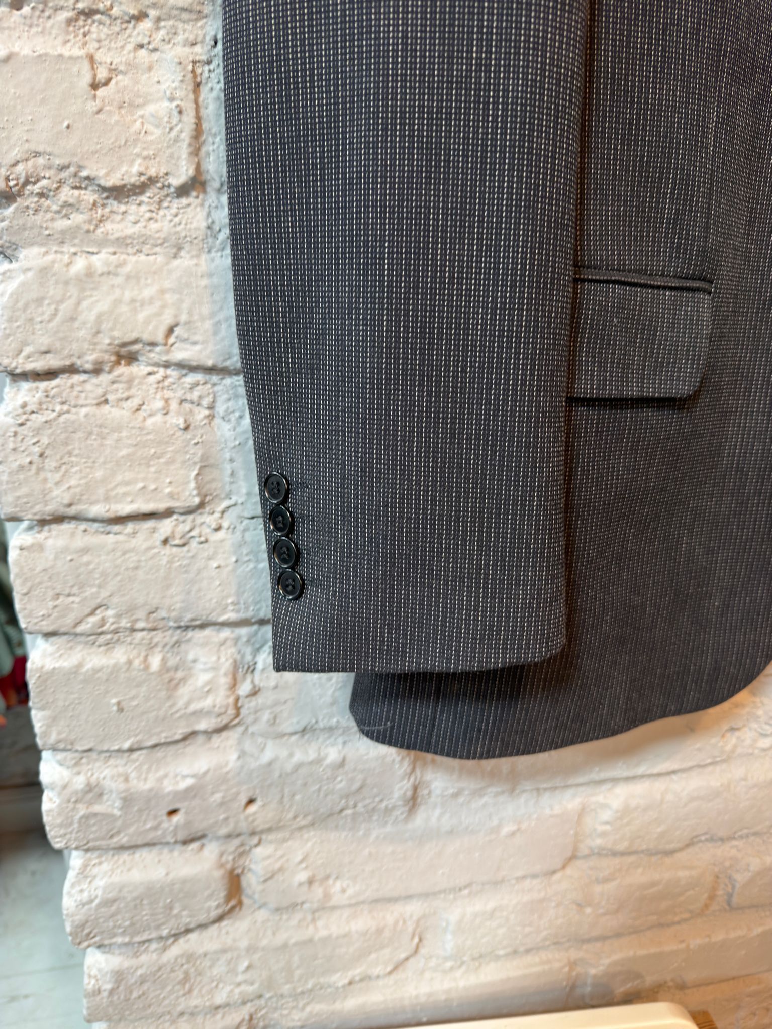 Cerruti 1881 Vintage Y2k Cerruti Wool blazer Woven in Italy Size 42R - 13 Thumbnail