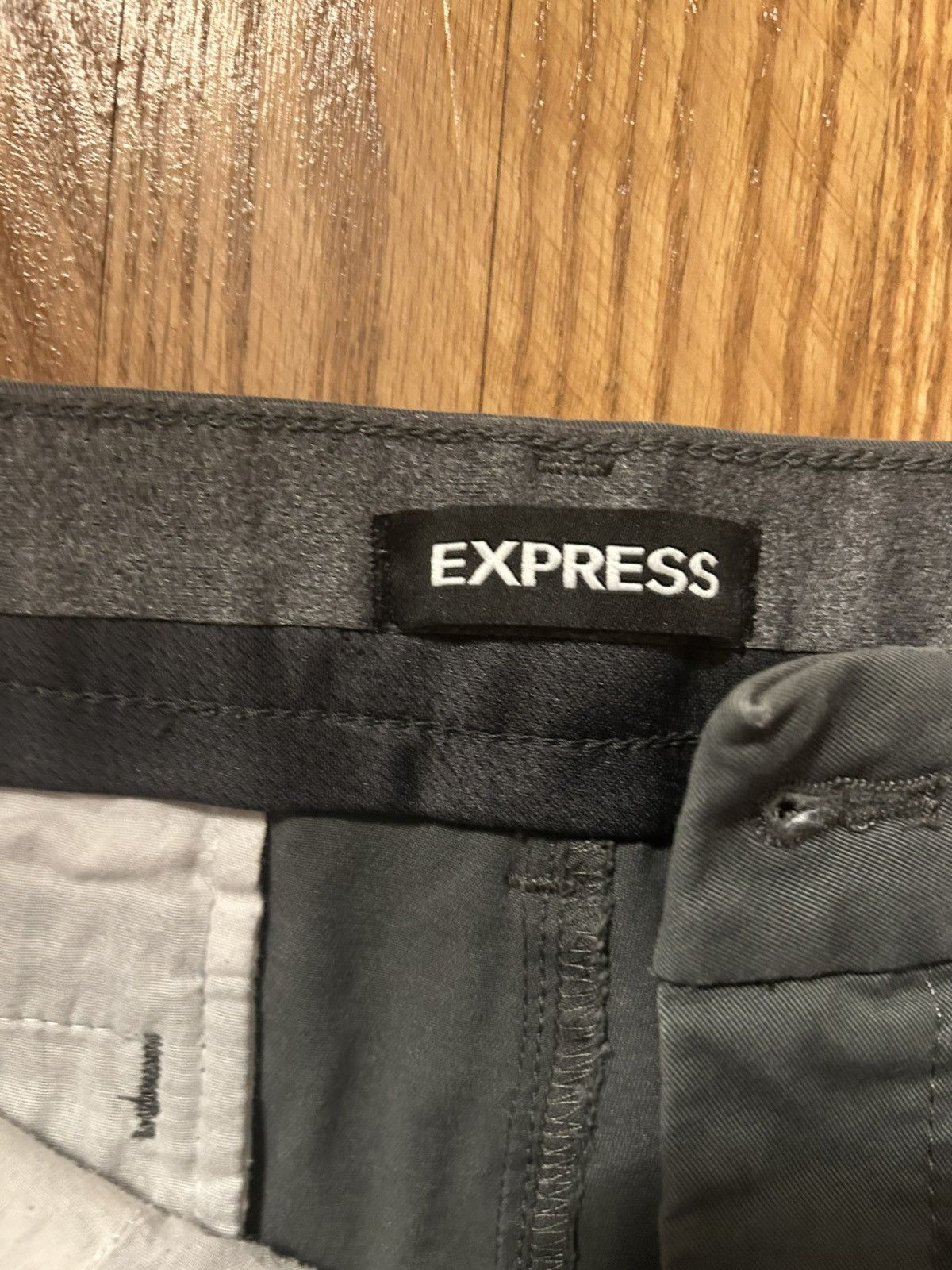 Express Express Sage Stretch Cotton-Blend Suit Pant Size US 30 / EU 46 - 3 Thumbnail