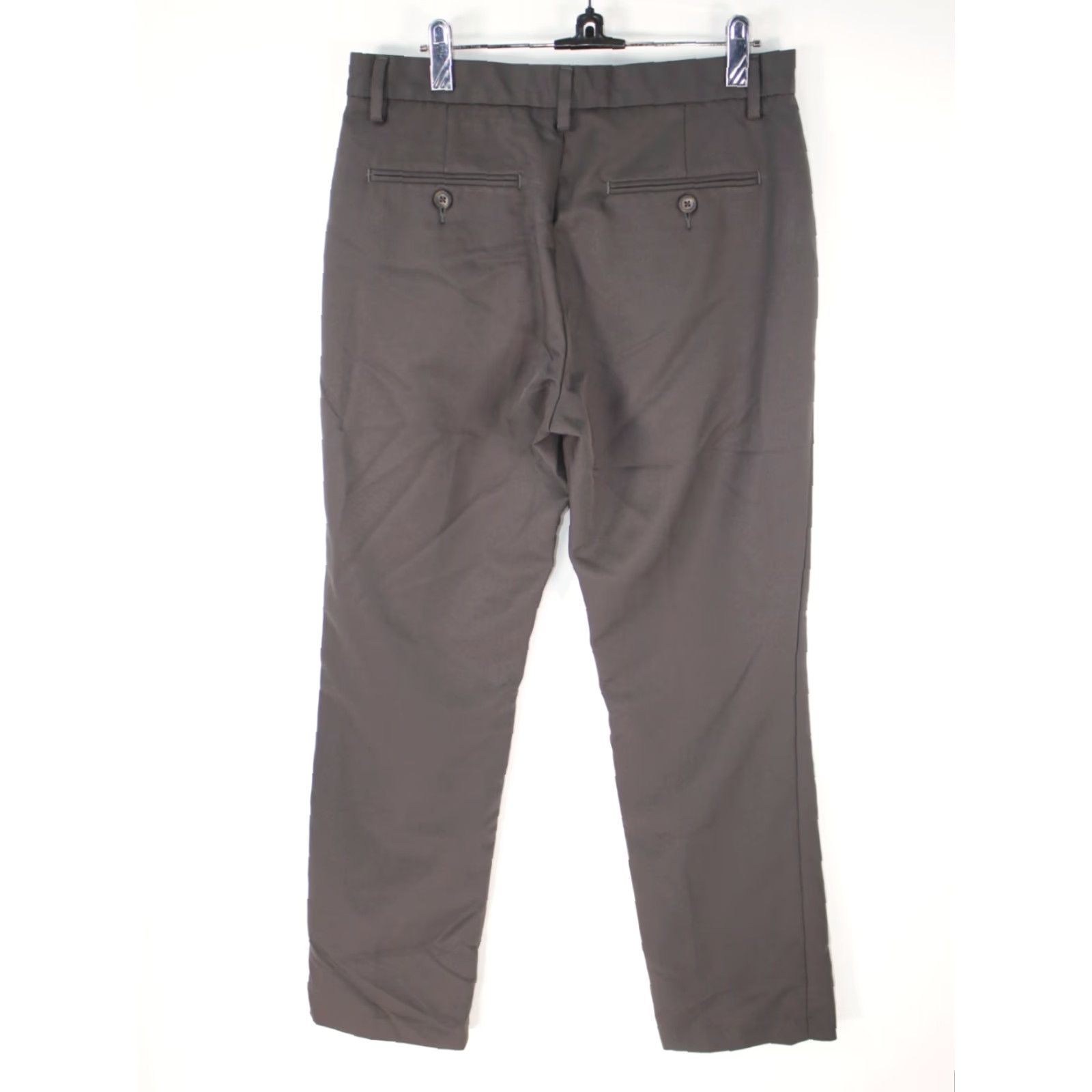 Essentials VINTAGE Amazon Essentials Men's Slim Fit Chino Pants Casual Flat Front 30 Gray 27 Inseam Mens Size US 30 / EU 46 - 2 Thumbnail