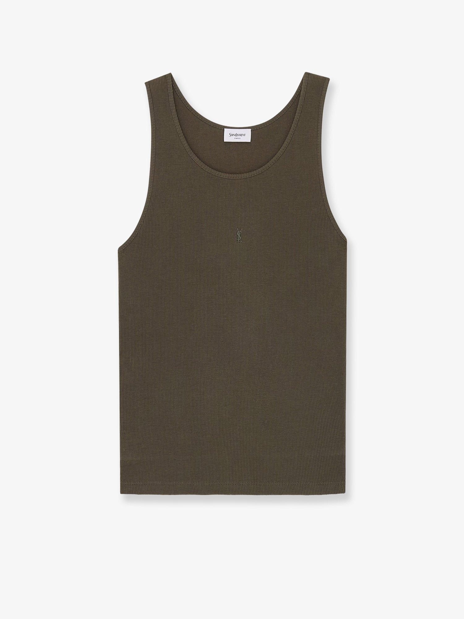 Saint Laurent Ribbed cotton top Tag Size L Women - USA Tariffs Included