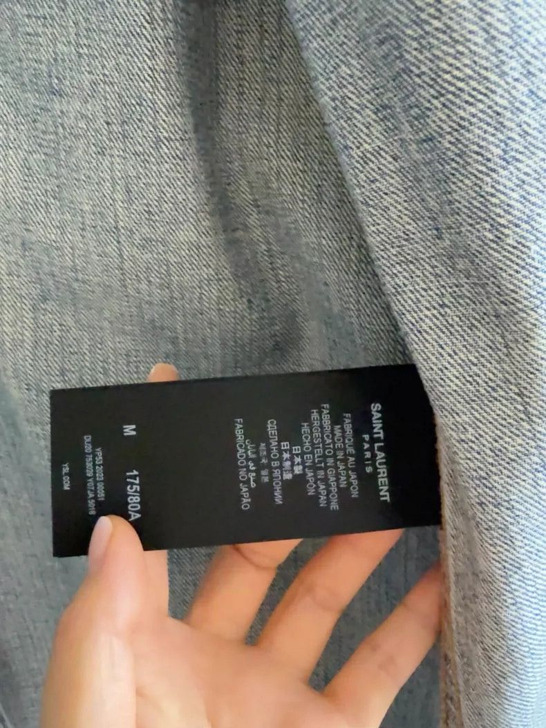 Saint Laurent Paris Saint Laurent Paris denim jacket Size US M / EU 48-50 / 2 - 4 Thumbnail