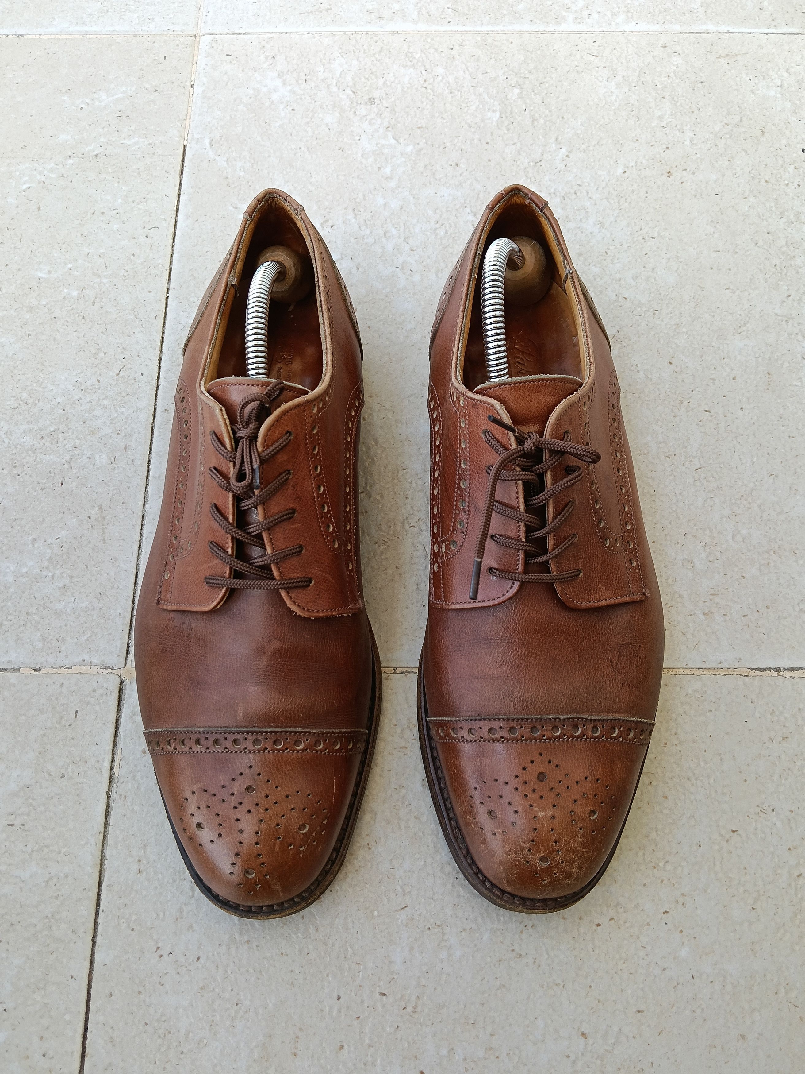 Paraboot Paraboot vintage Cape toe mens leather shoes Size US 9.5 / EU 42-43 - 4 Thumbnail
