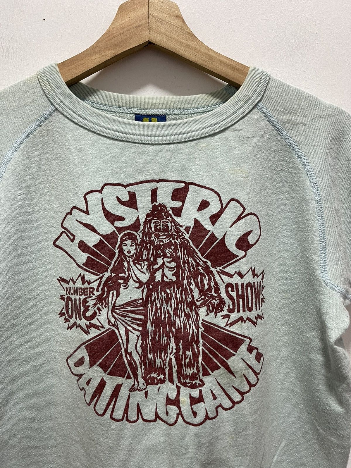 Hysteric Glamour HYSTERIC GLAMOUR DATING SHORT SLEEVE SWEATSHIRT Size S / US 4 / IT 40 - 2 Thumbnail