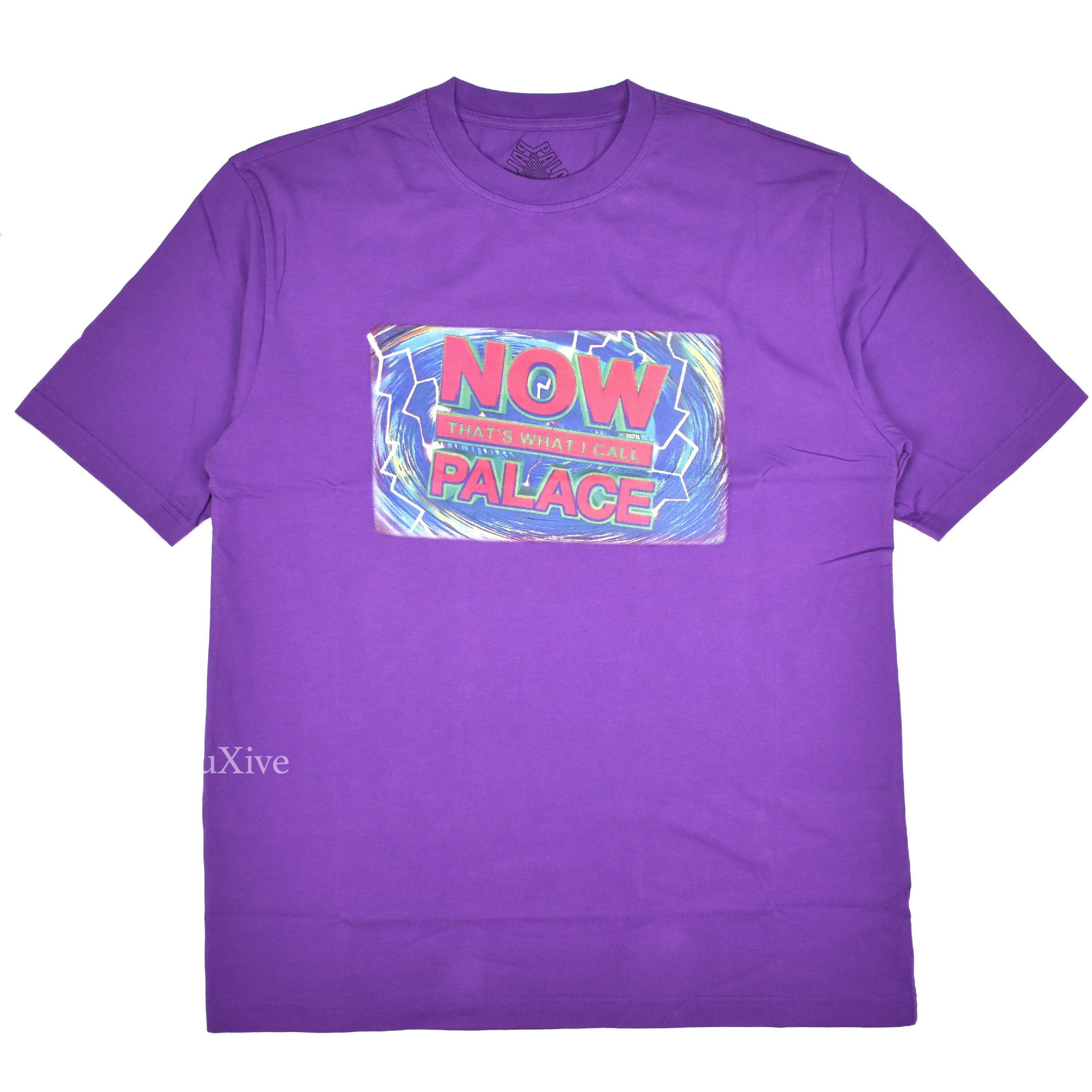 Palace Palace Now That's What Logo T-Shirt Purple DS Size US L / EU 52-54 / 3 - 1 Preview