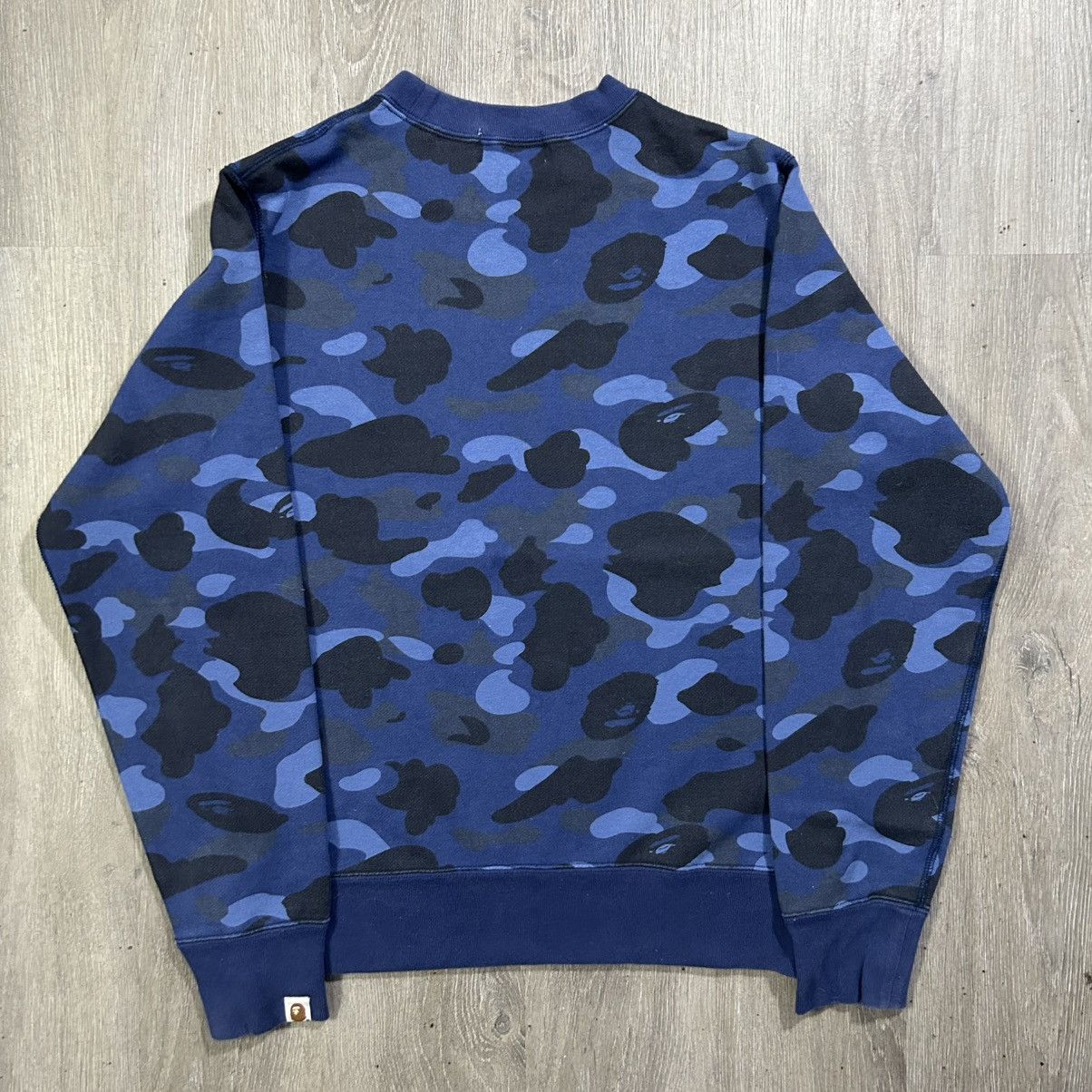Bape BAPE Blue Camo Sweatshirt Size US M / EU 48-50 / 2 - 3 Thumbnail
