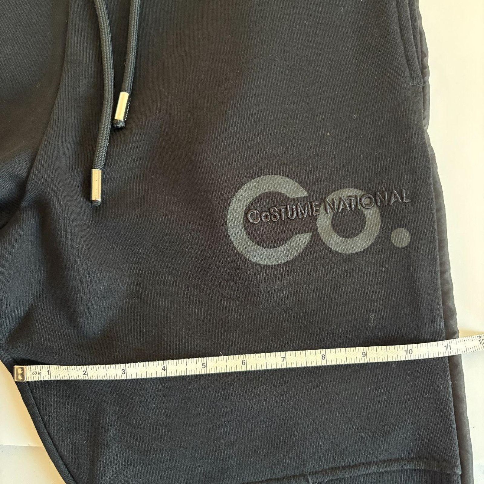 Costume National Black Joggers with Logo L Size US 33 - 8 Thumbnail