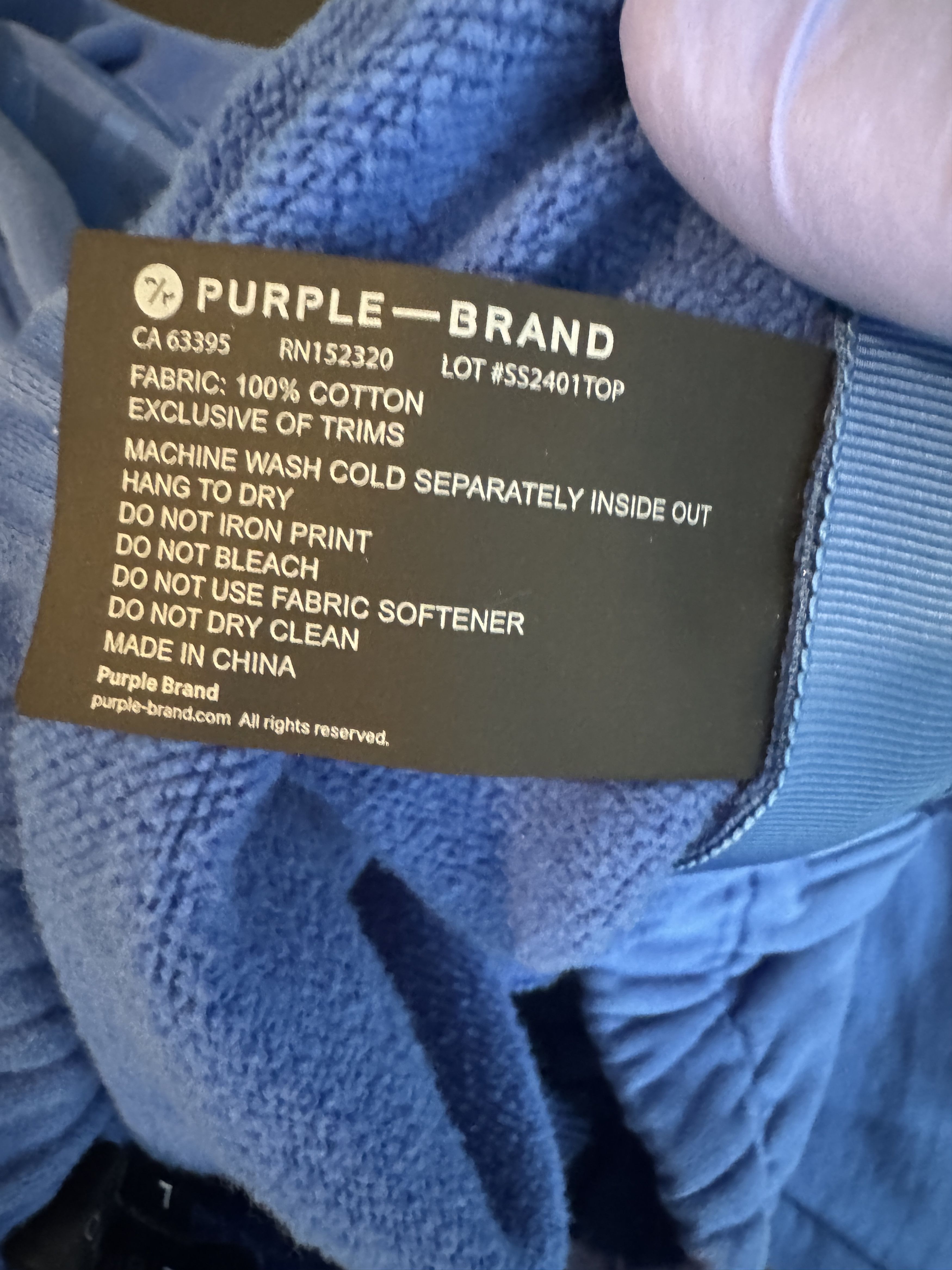 Purple Brand Purple Brand Gel Logo Side-Zip Sweatpants Size US 36 / EU 52 - 3 Thumbnail